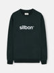 Sweatshirt Silbon flock verde escuro
