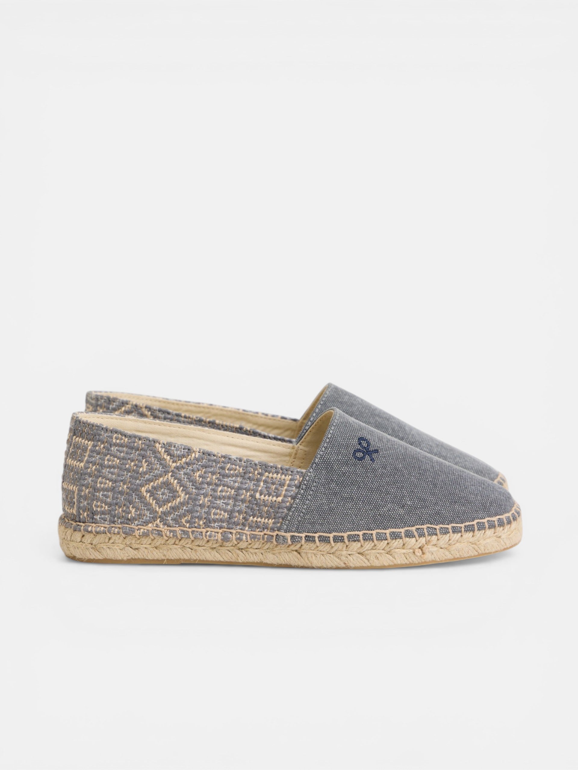 Alpargata etnica azul marino