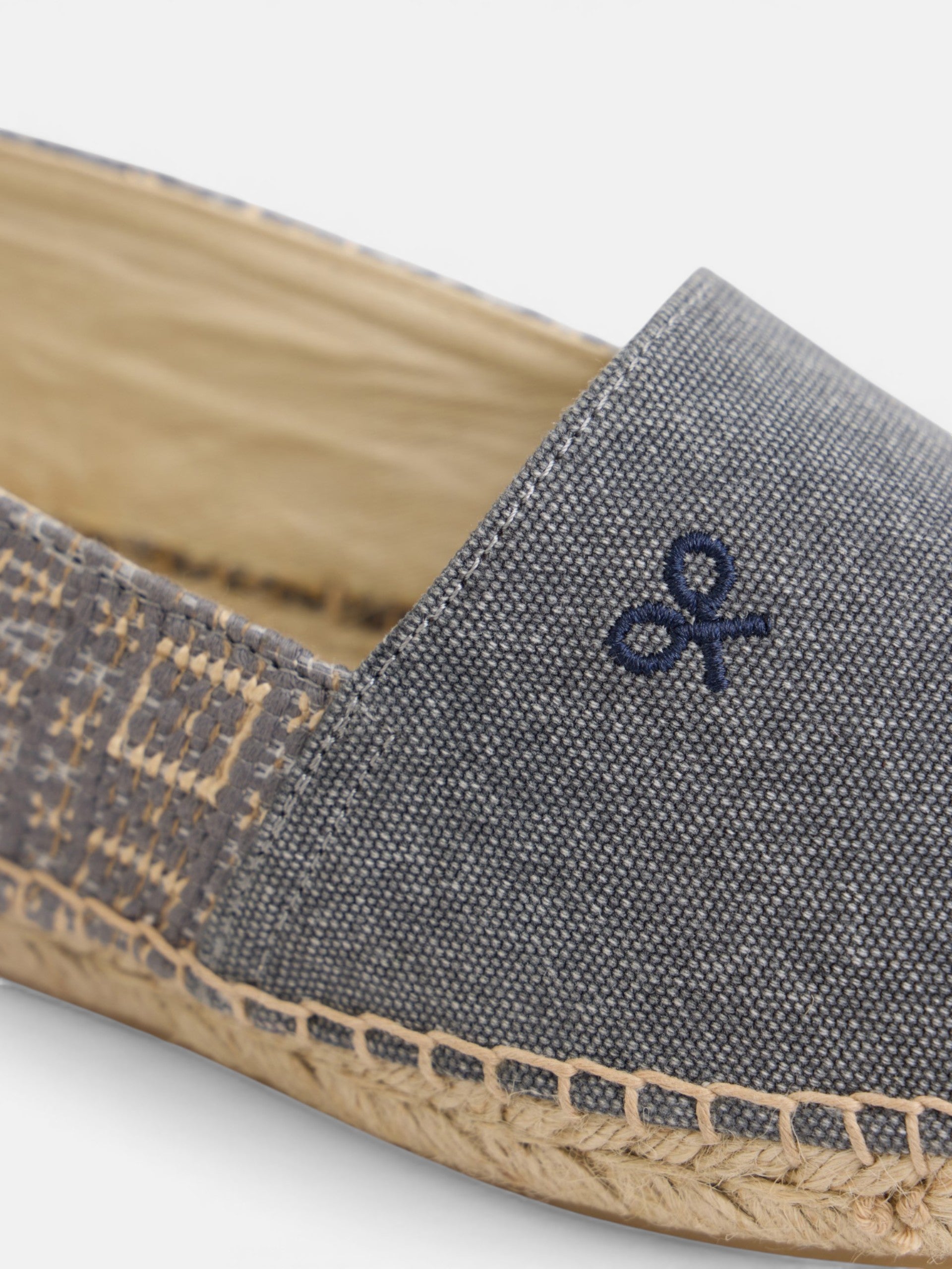 Alpargata etnica azul marino