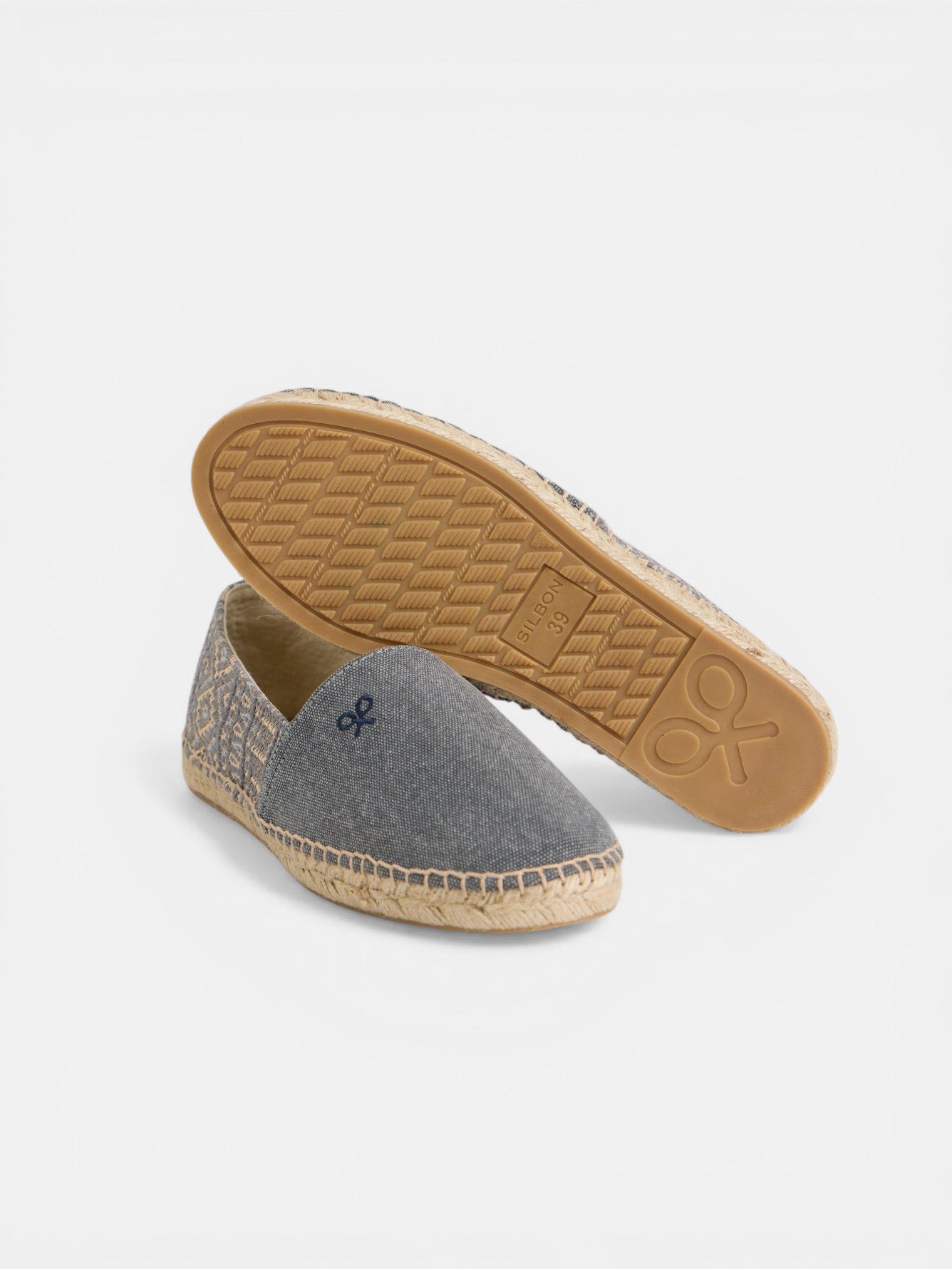 Alpargata etnica azul marino