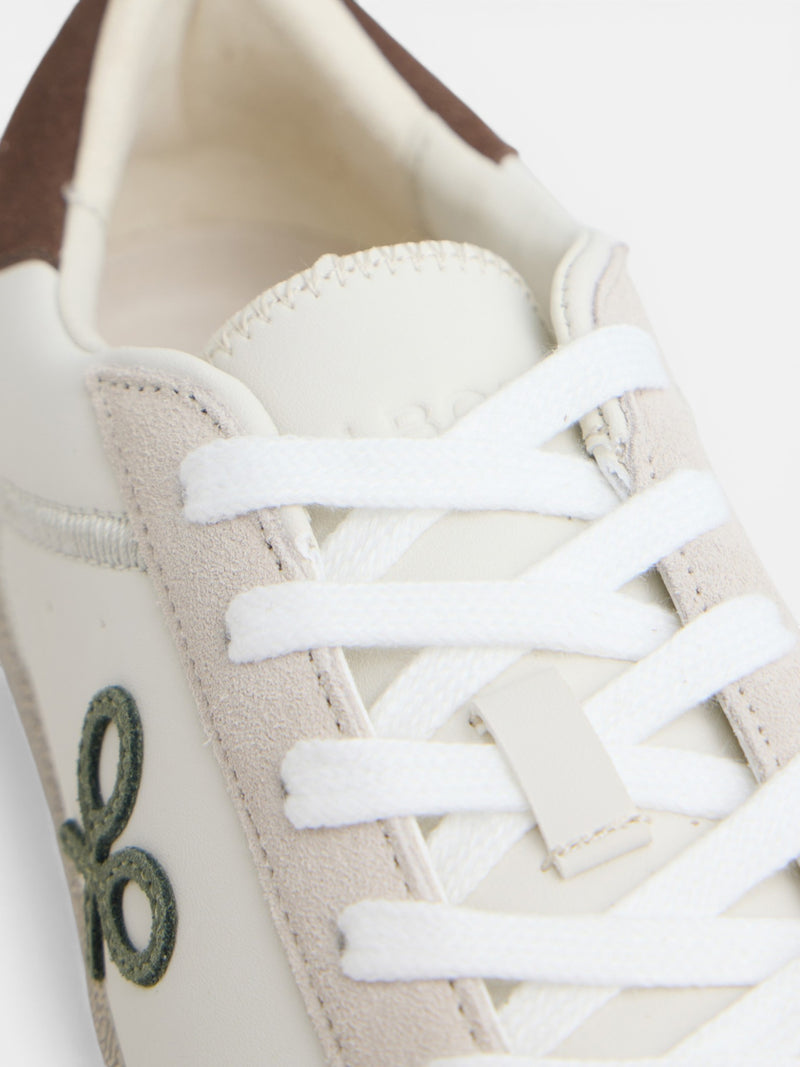 Worn stone sneaker
