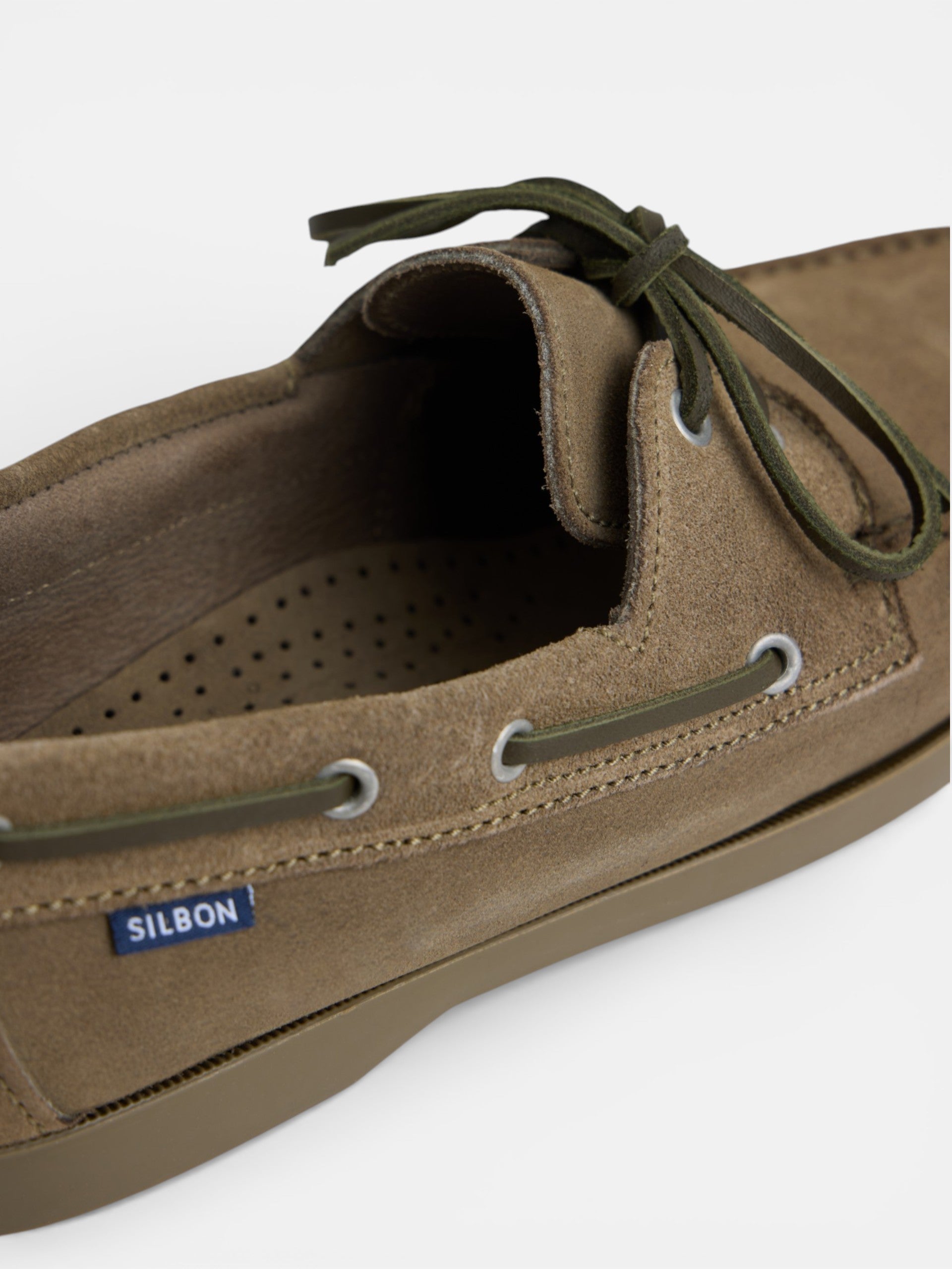 Zapato sport nautico ante verde