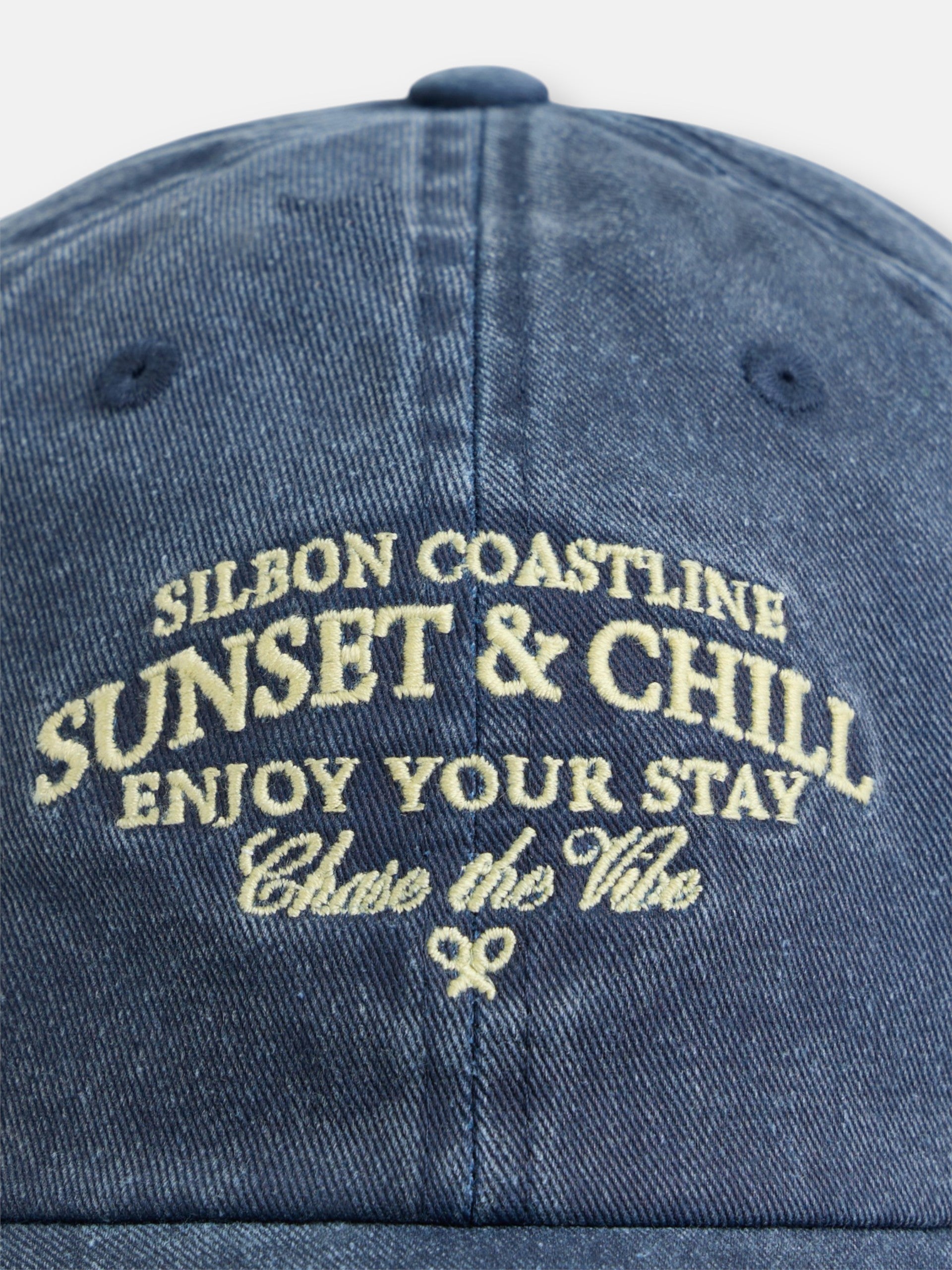 Gorra sunset denim azul marino