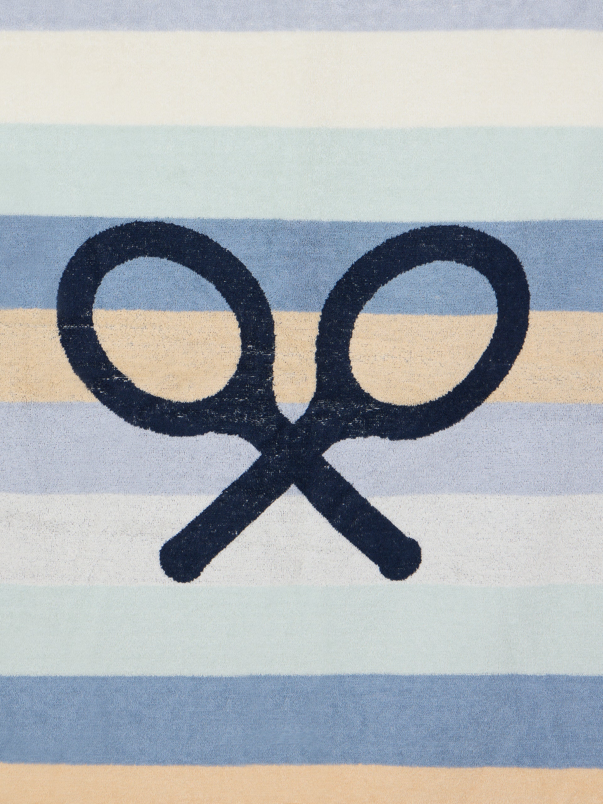 Toalla Silbon multicolor crema