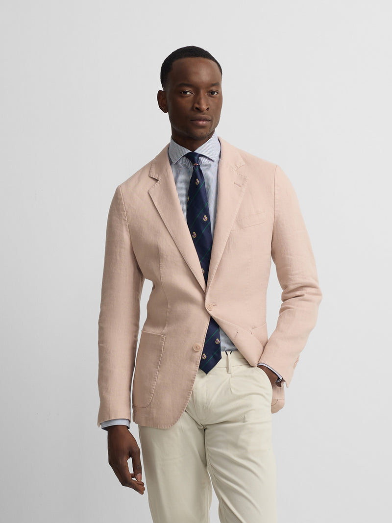 Coral comfort blazer