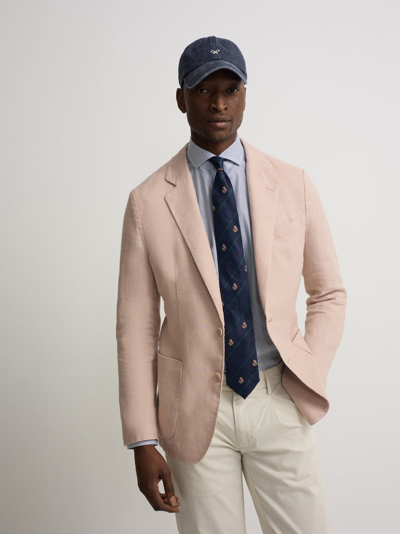 Coral comfort blazer
