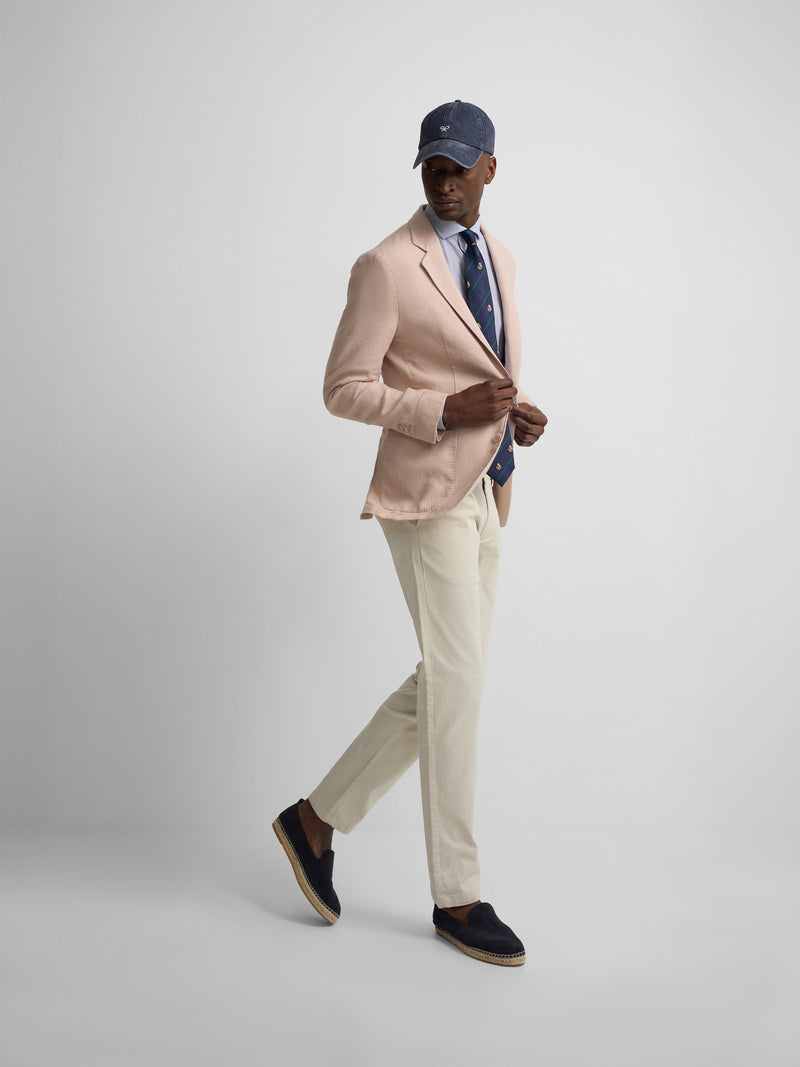 Coral comfort blazer
