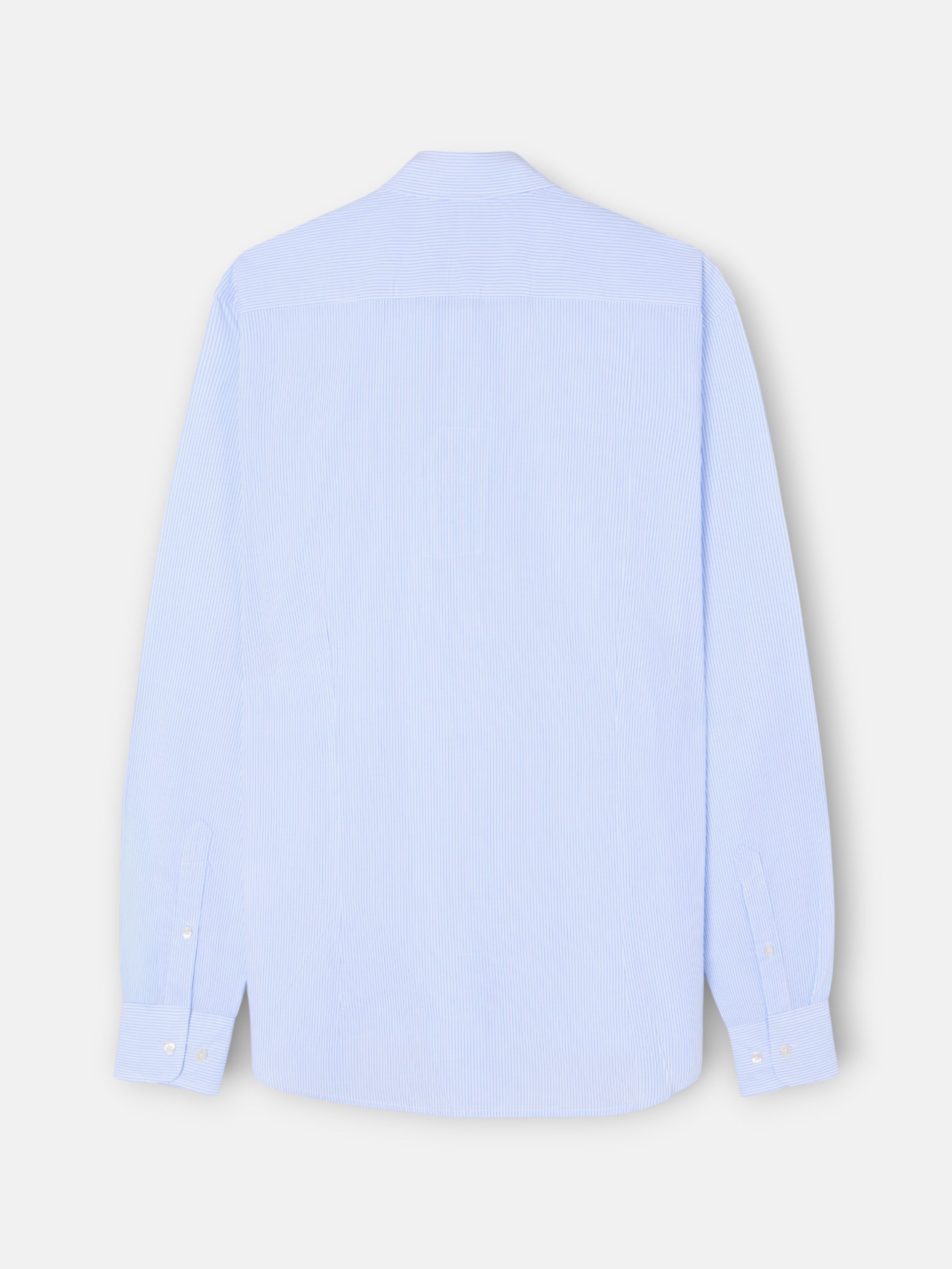 Classic blue stripe sport shirt