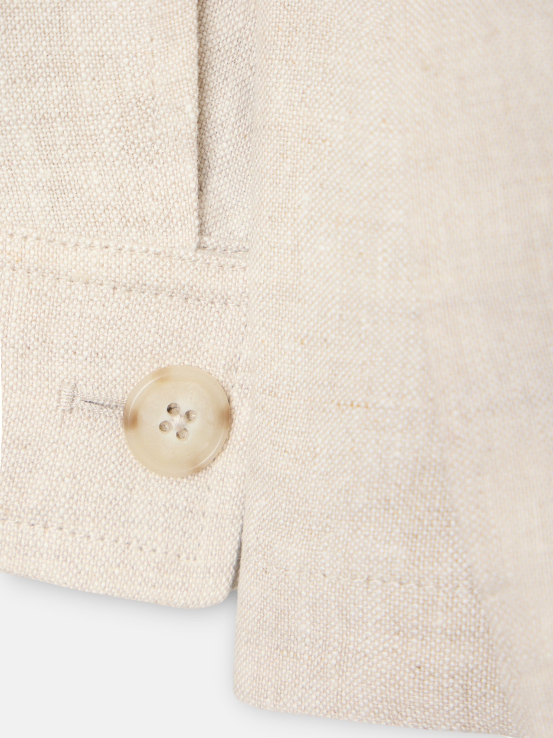 Unique beige safari jacket with belt