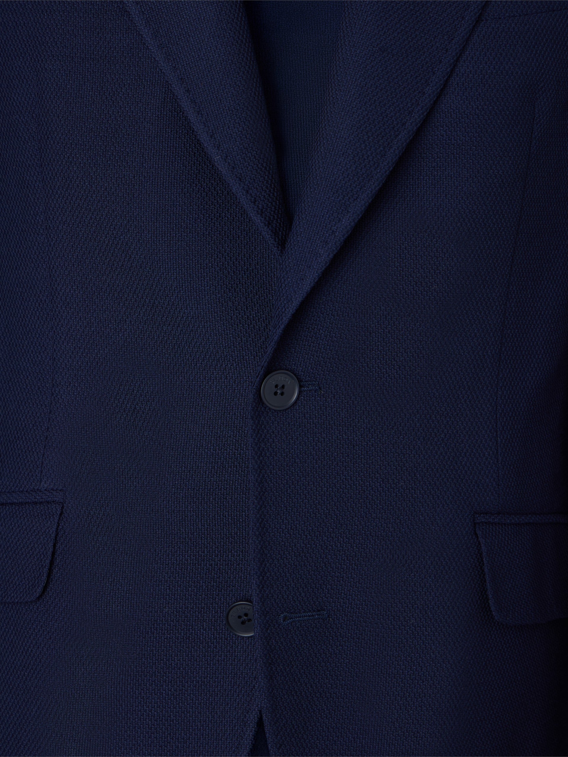 bleu marine structuré blazer