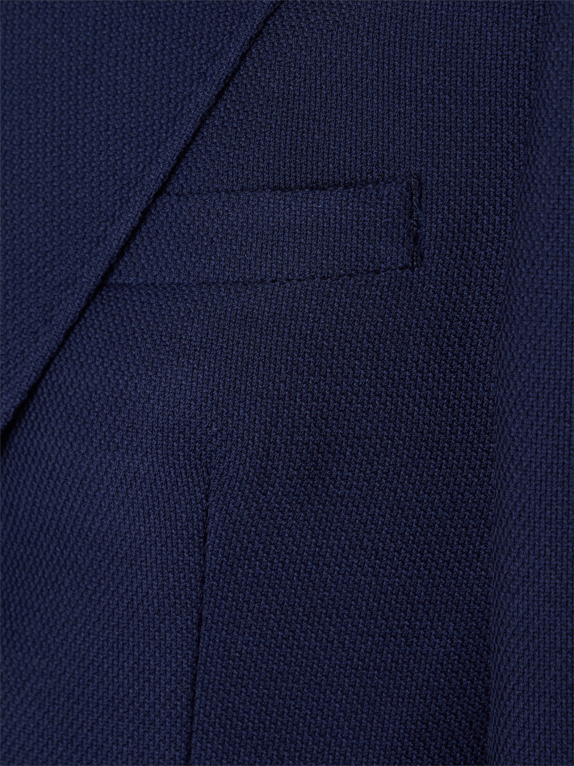 bleu marine structuré blazer