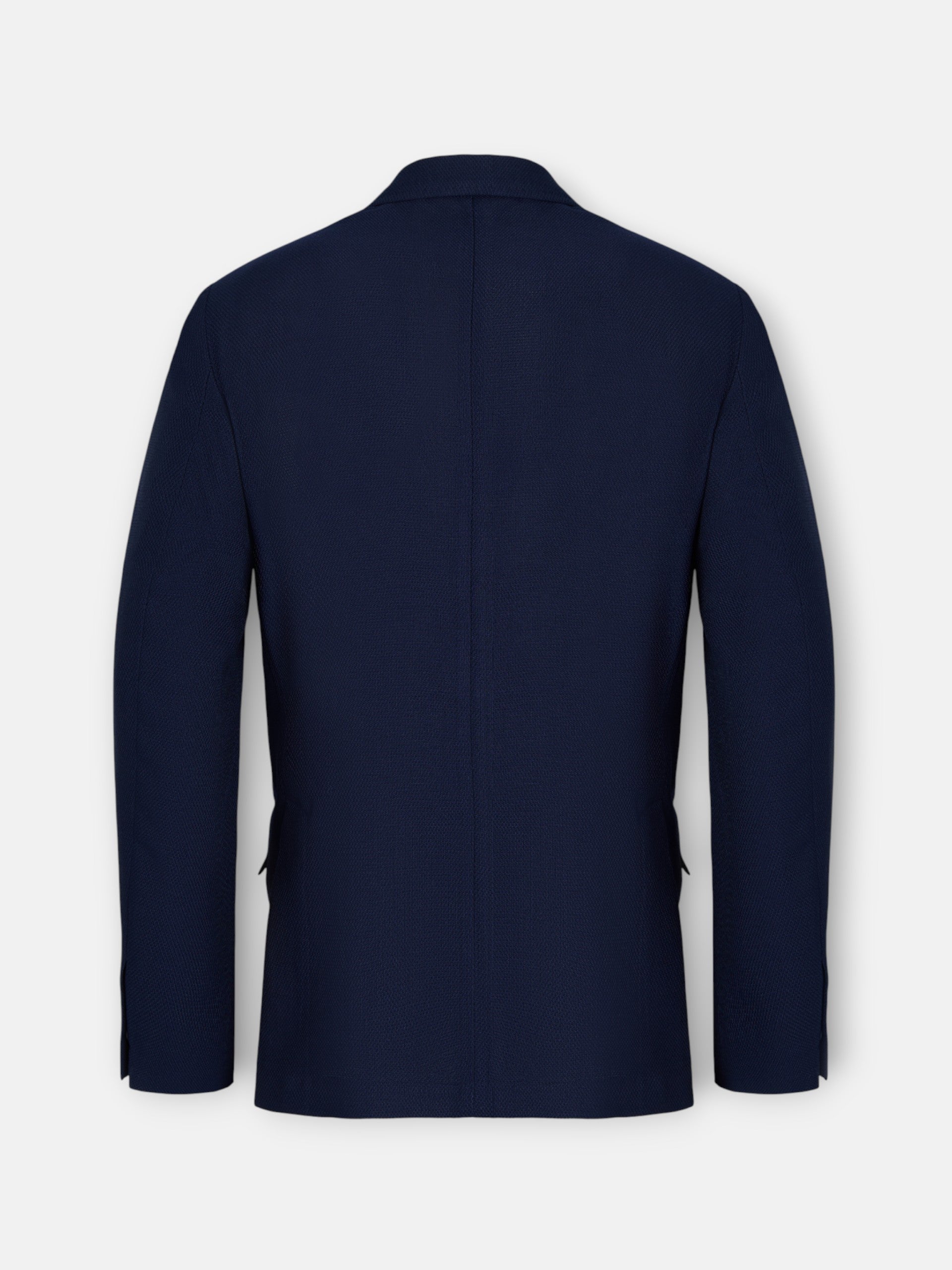 bleu marine structuré blazer