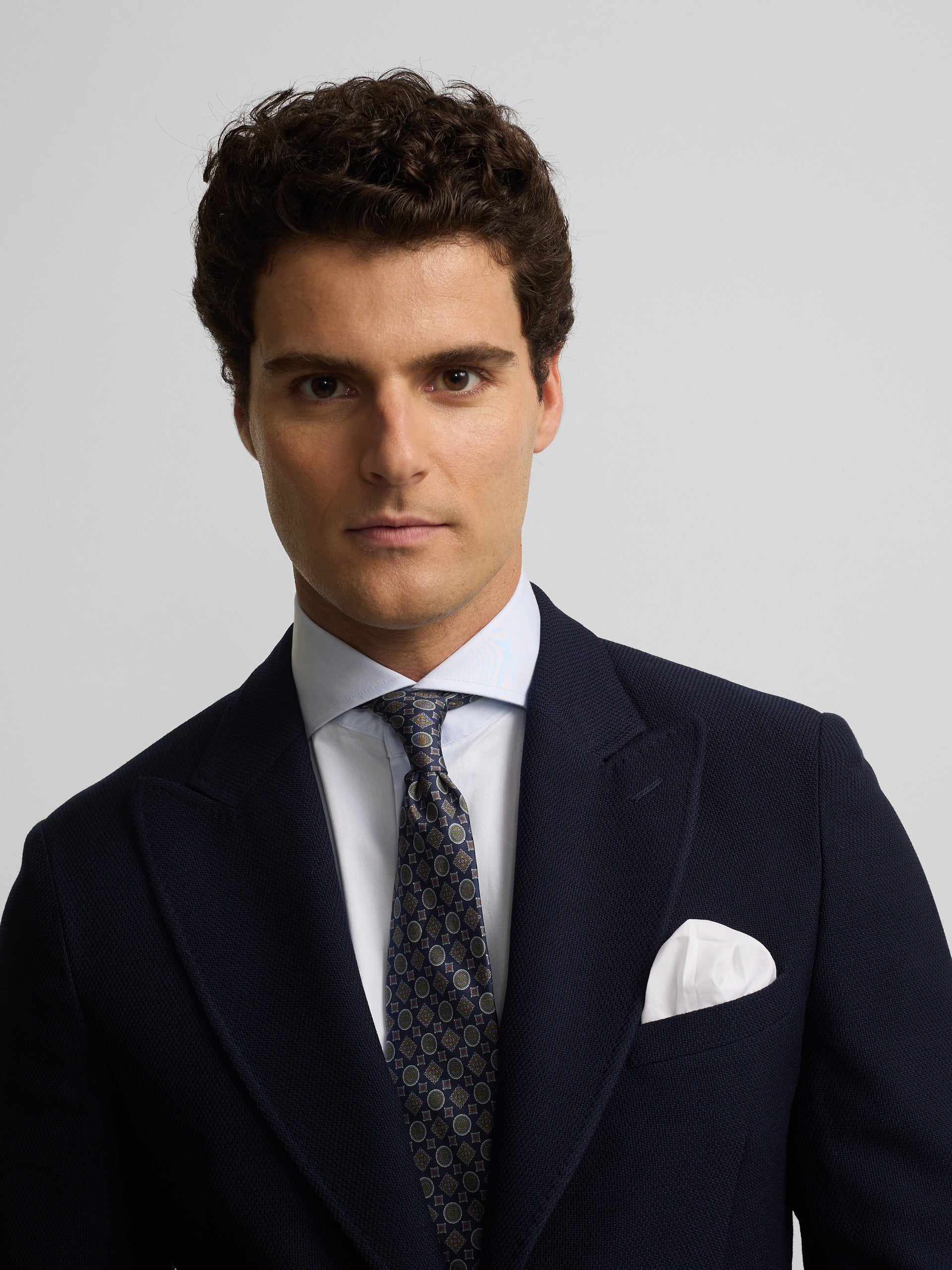 Navy blue structured Blazer