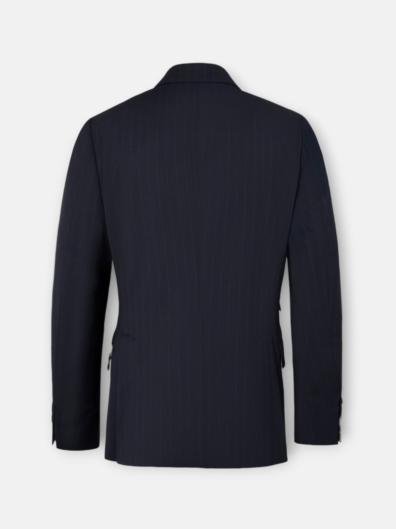 Americana traje raya diplomatica azul marino