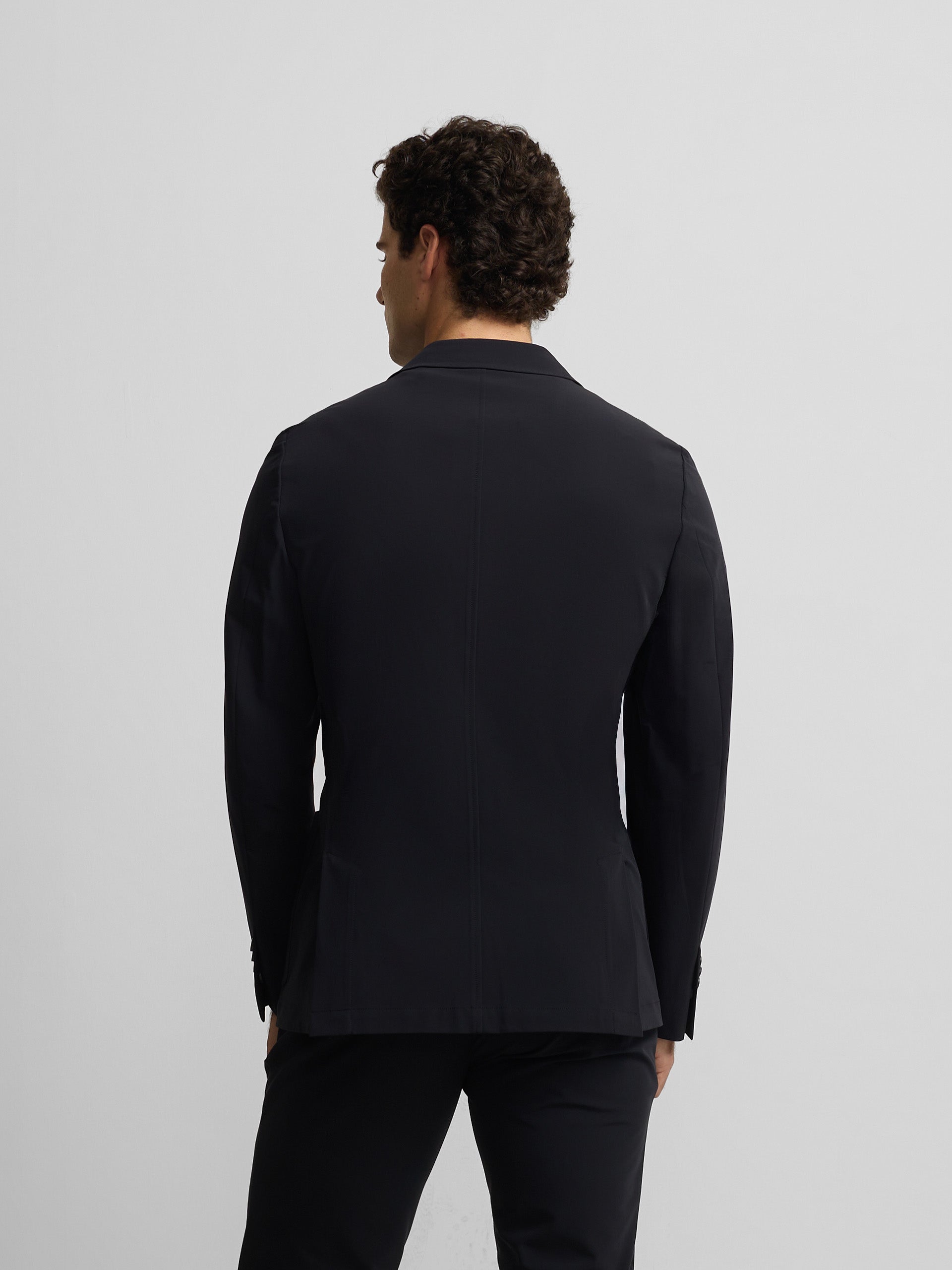 Blazer técnico azul-marinho