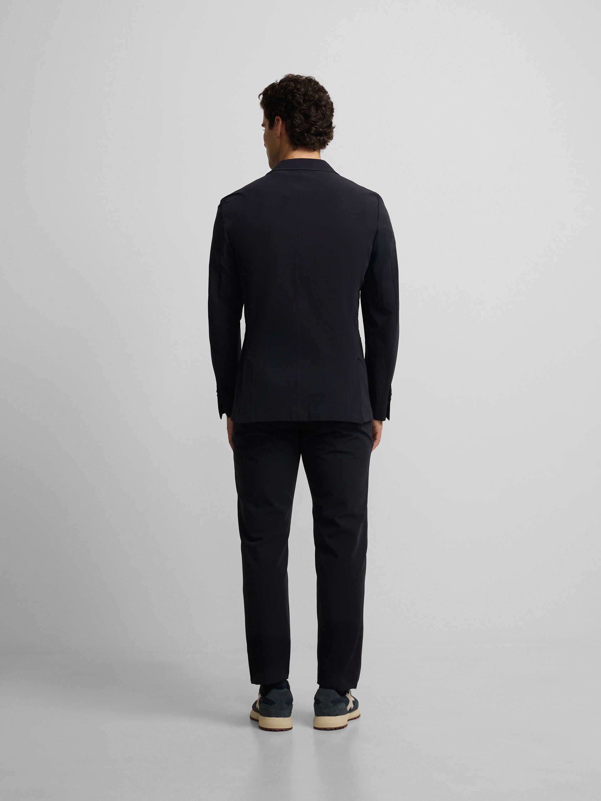 Blazer técnico azul-marinho