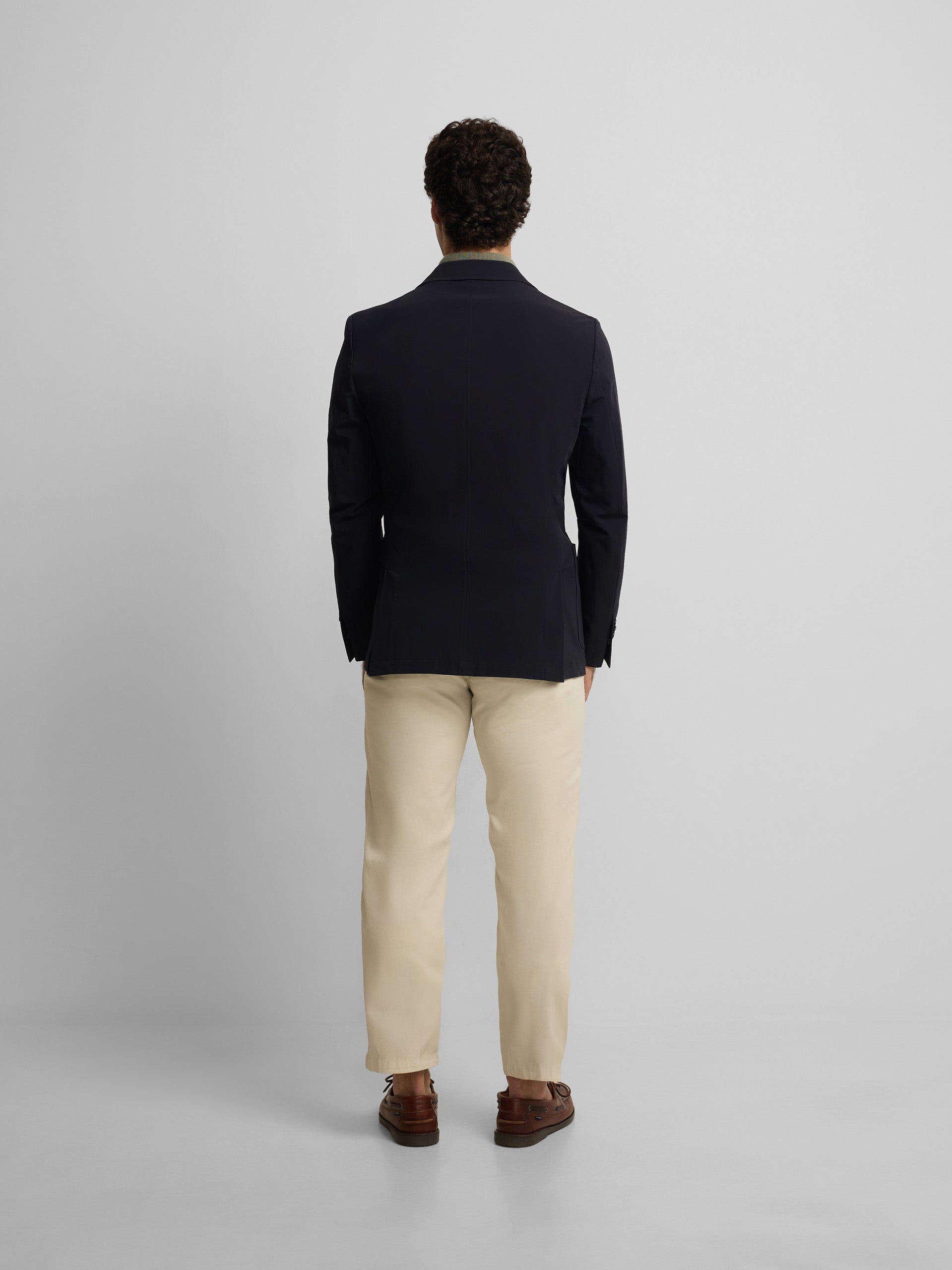 Blazer técnico azul-marinho