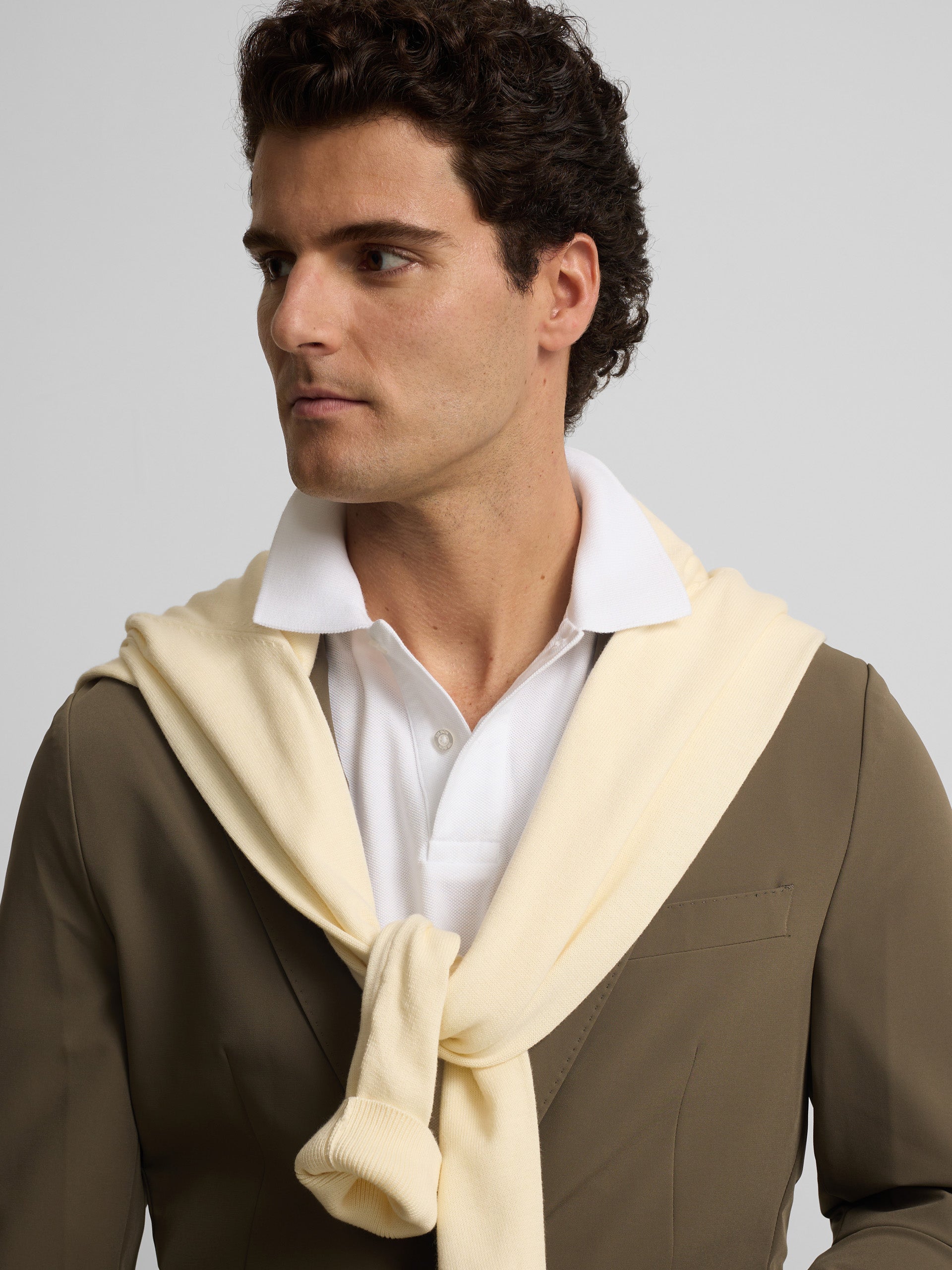 Blazer técnico verde