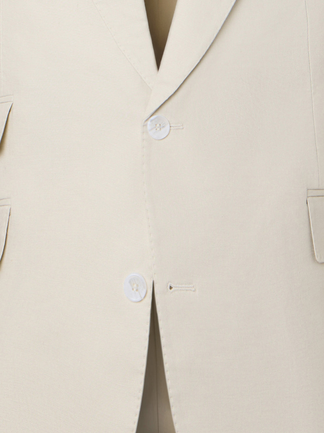Unique stone linen suit jacket