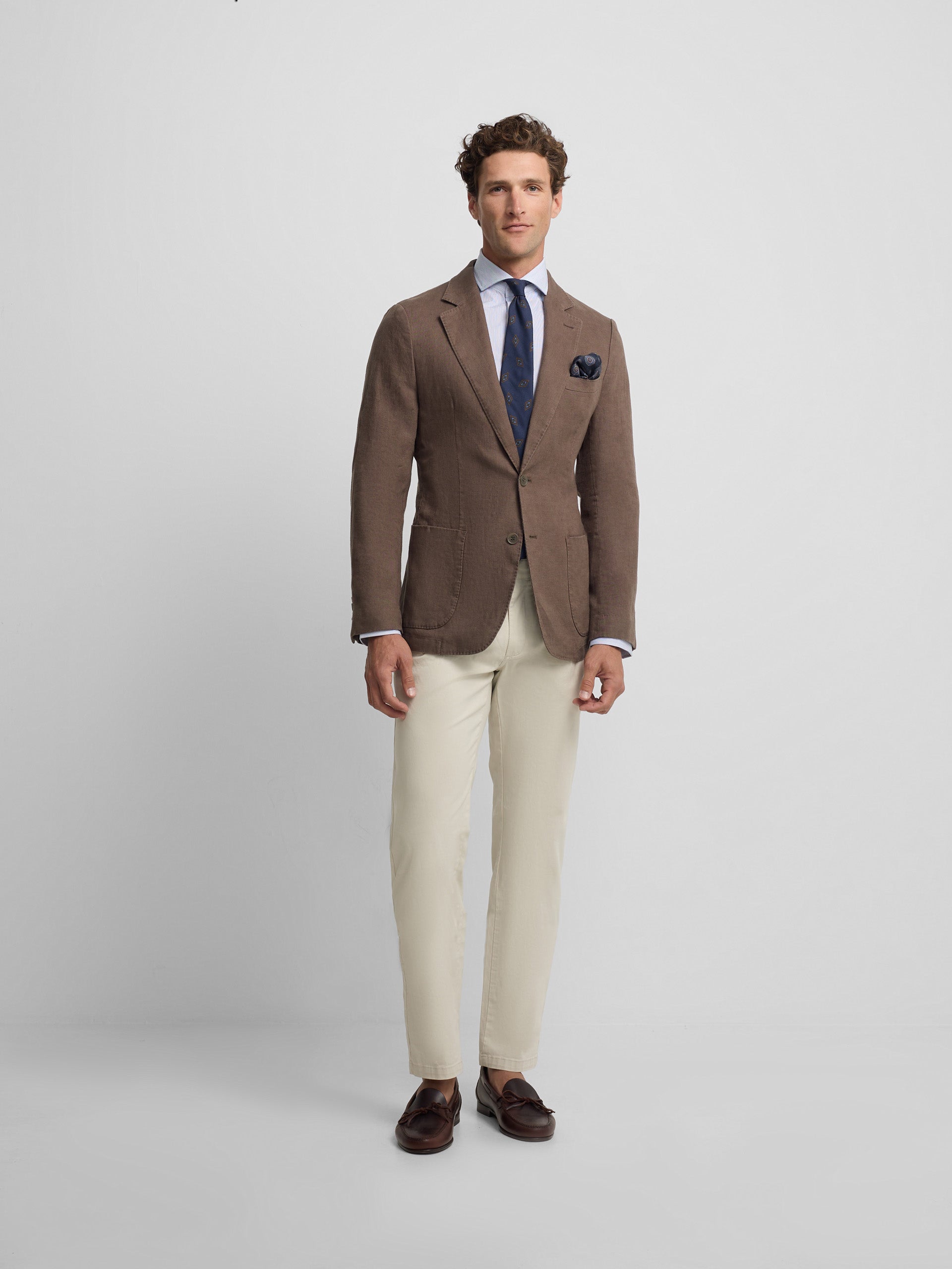 Brown comfort blazer