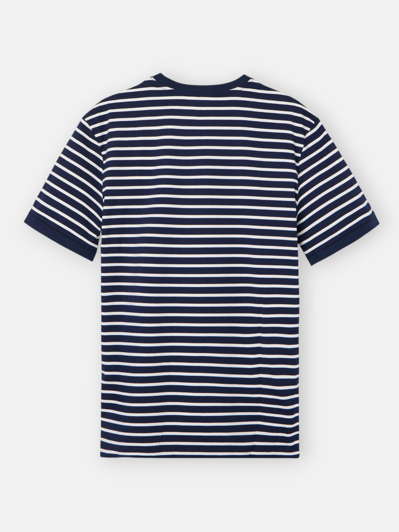 Blue mid-stripe sailor t-shirt