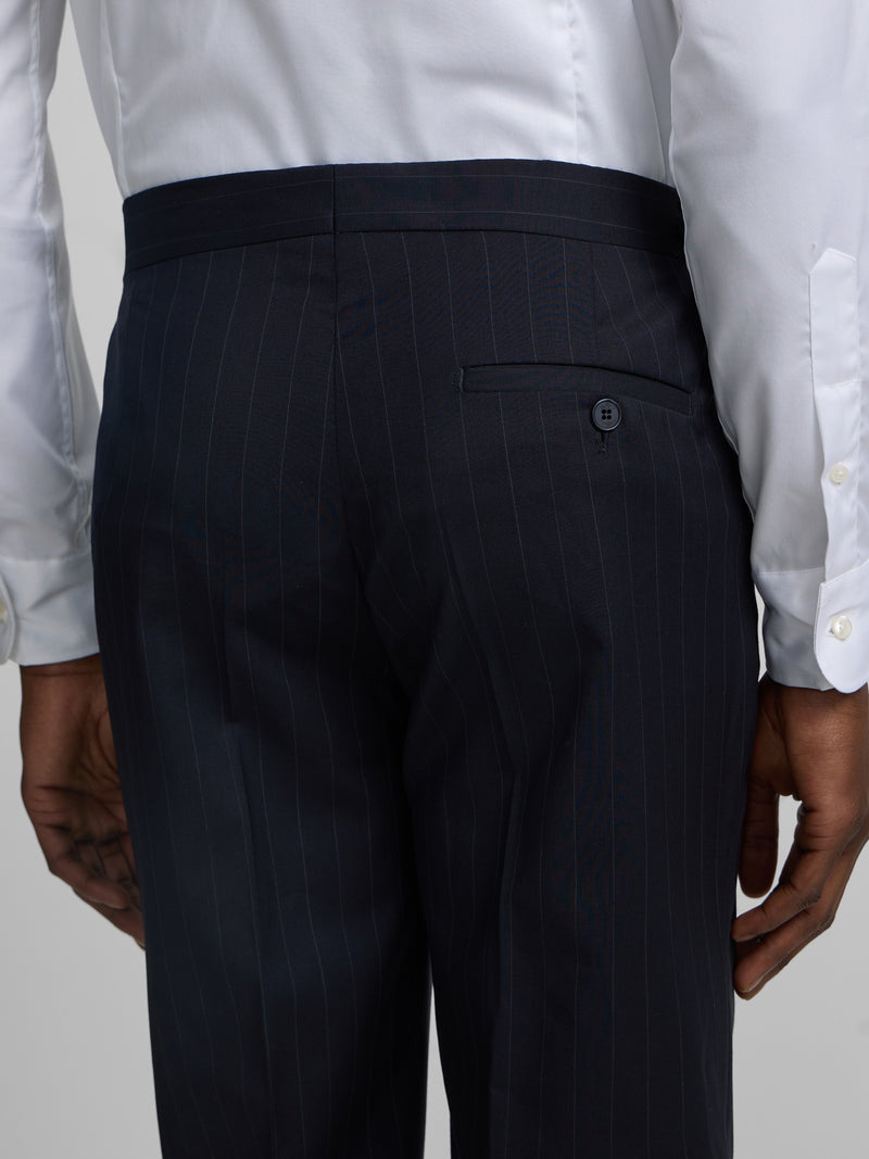 Pantalon traje raya diplomatica azul marino