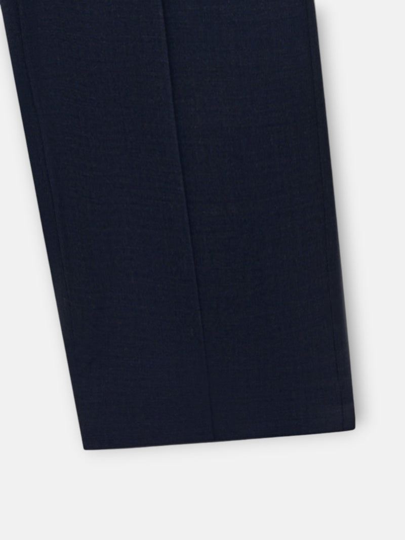 Pantalon vestir pinzas azul medio