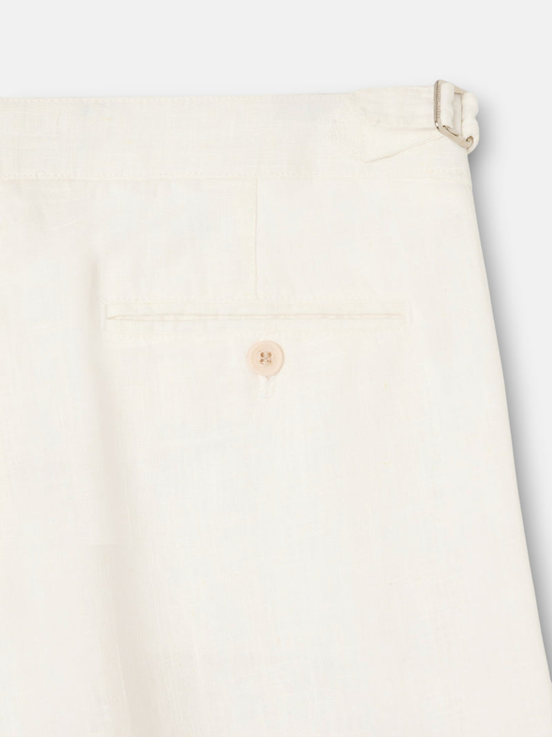 Pantalon beige à pinces unique