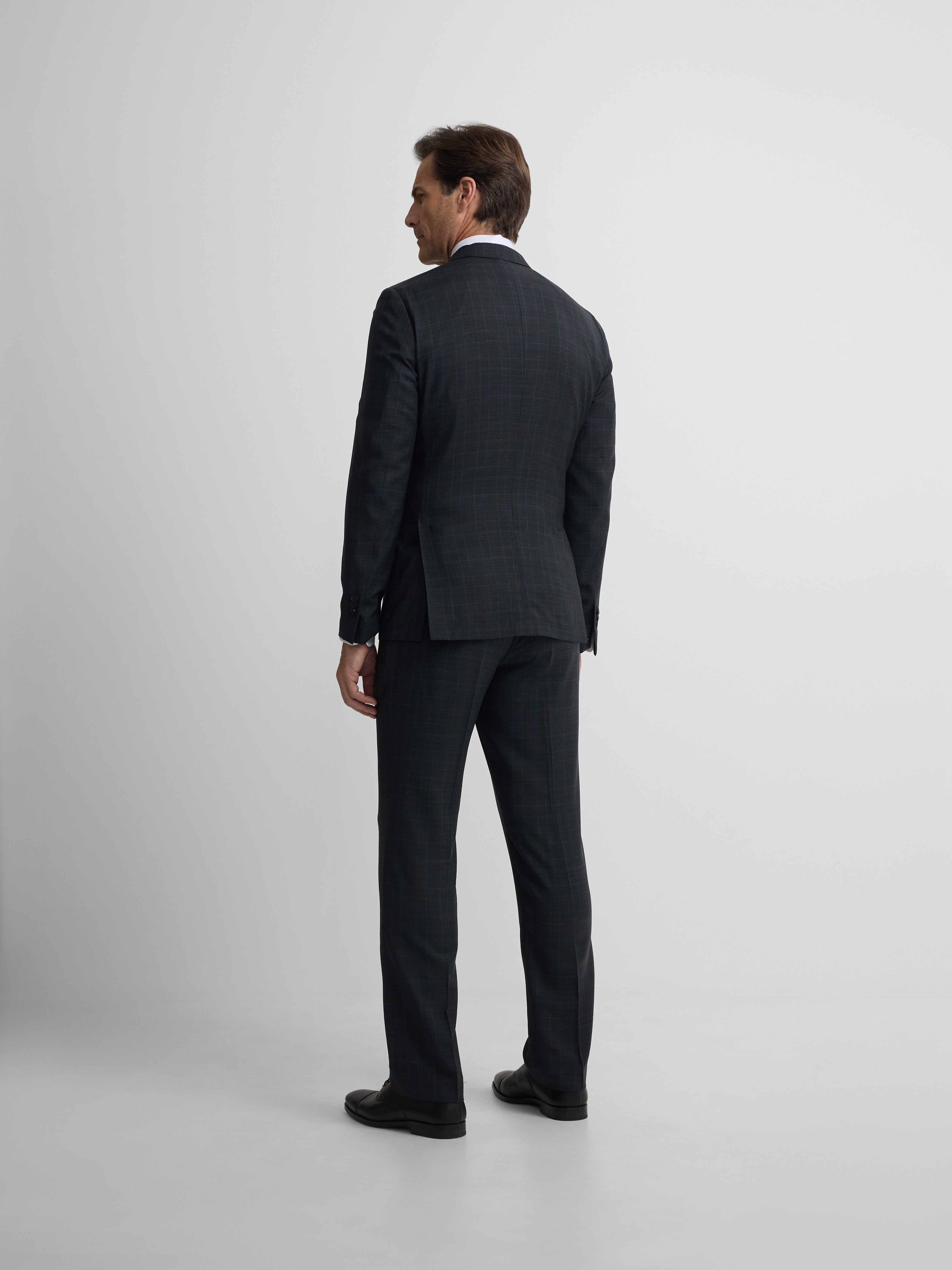 Pantalon traje principe de gales gris