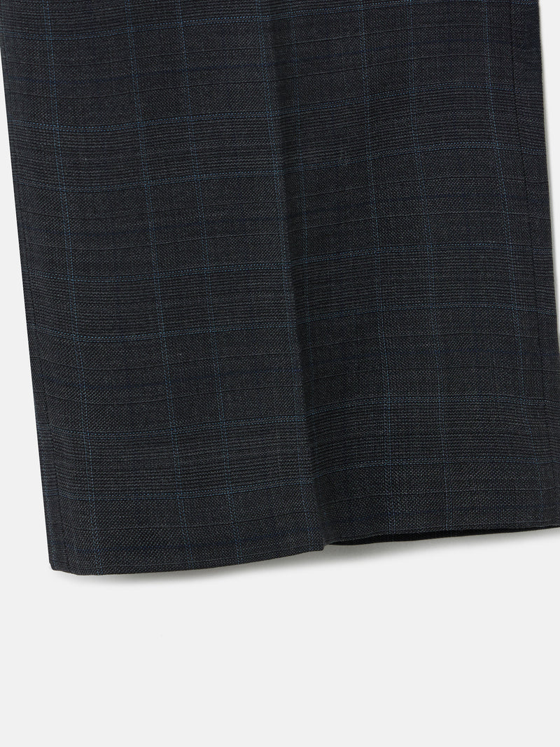 Grey Prince of Wales suit trousers