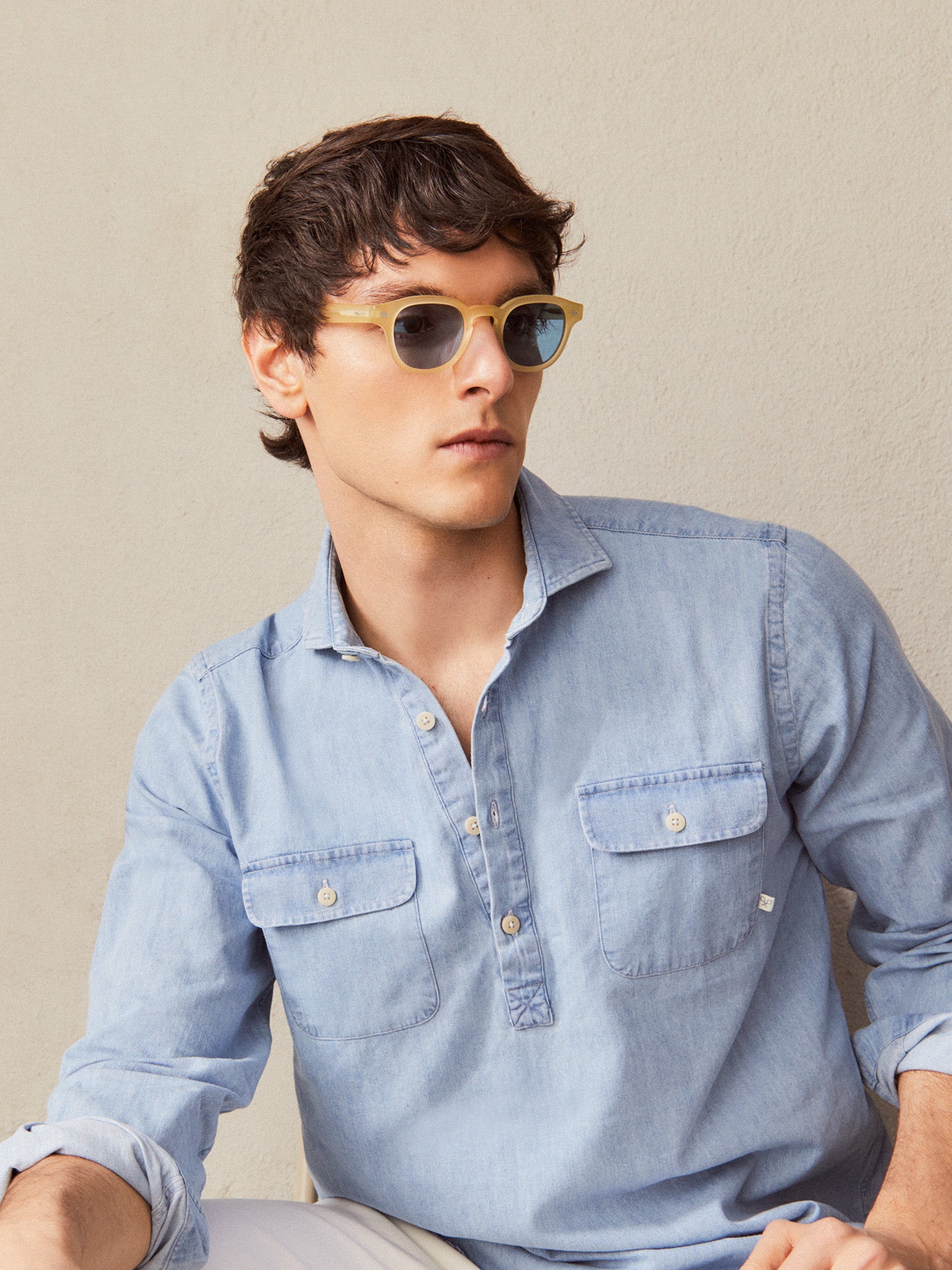 Gafa de sol MOxSILBON Unique amarilla