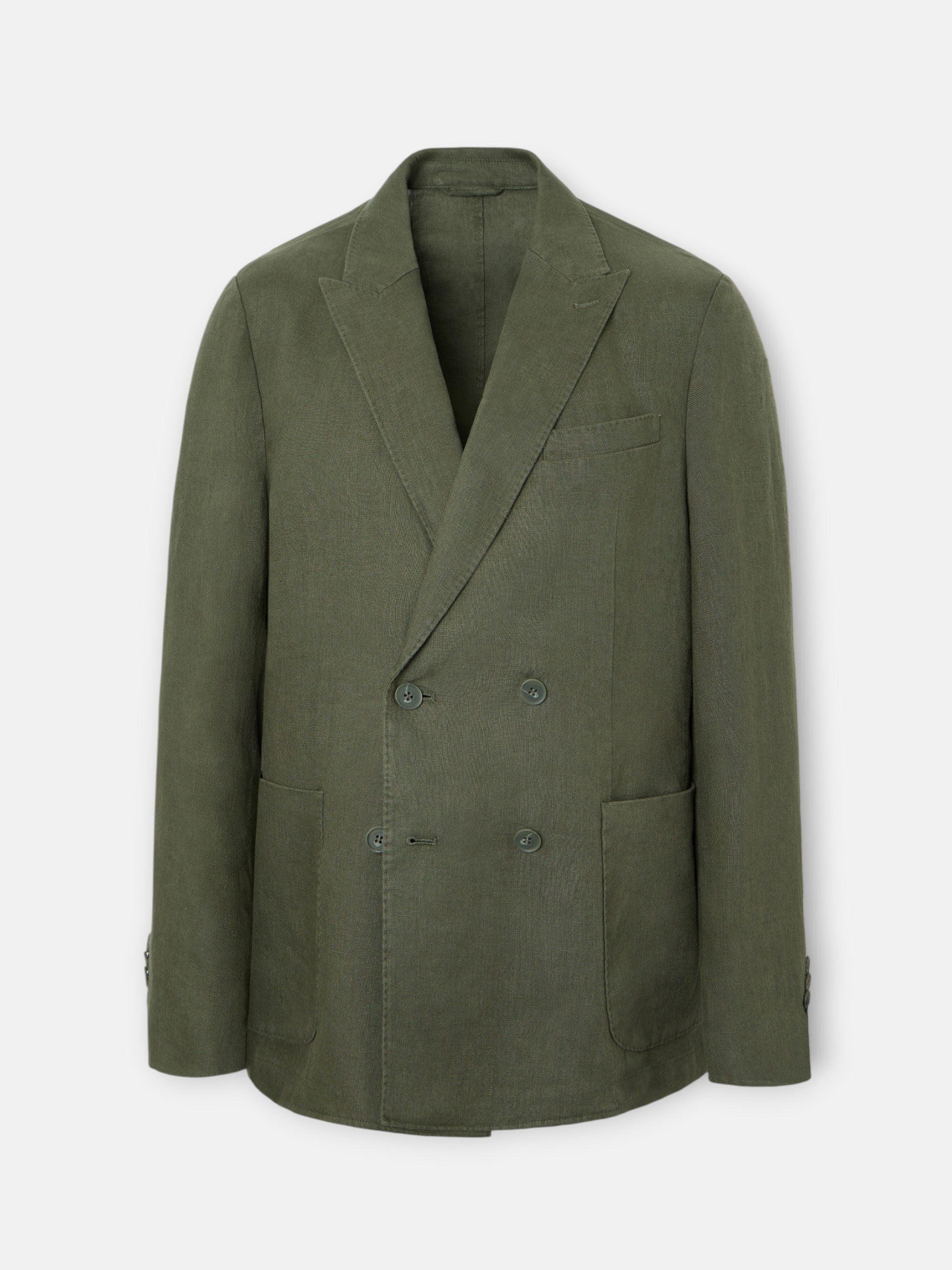 Blazer cruzado comfort verde