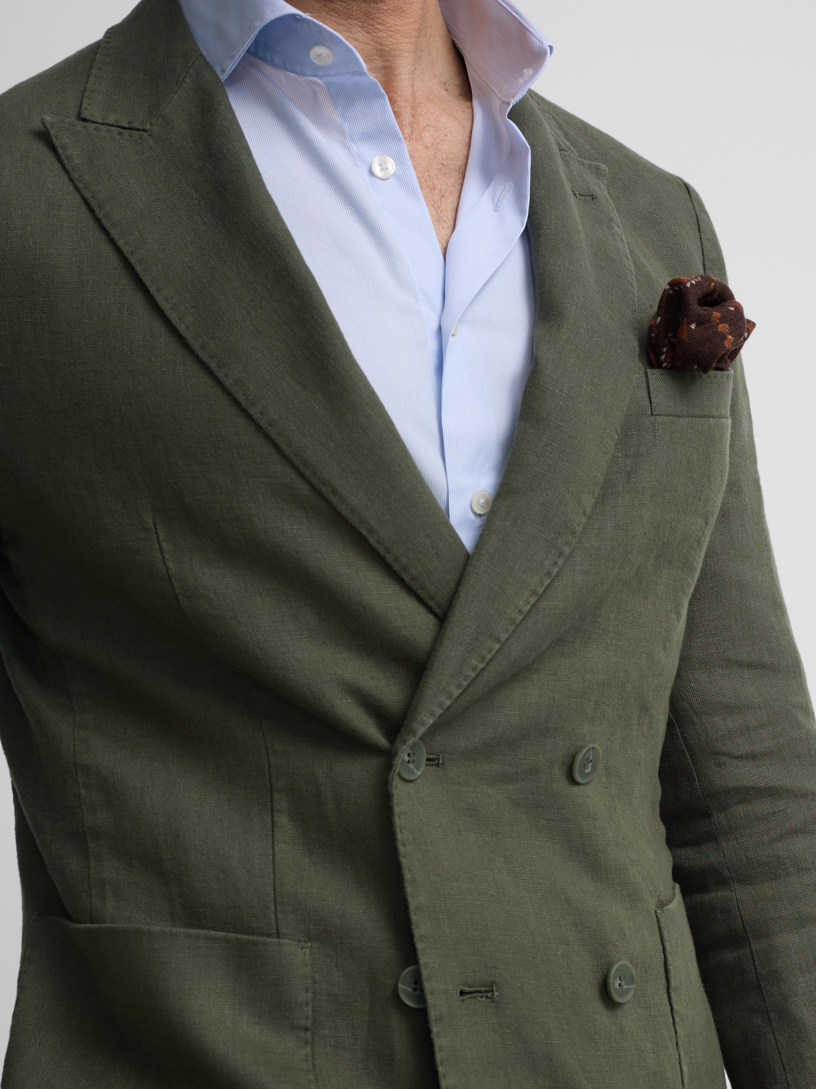 Blazer cruzado comfort verde