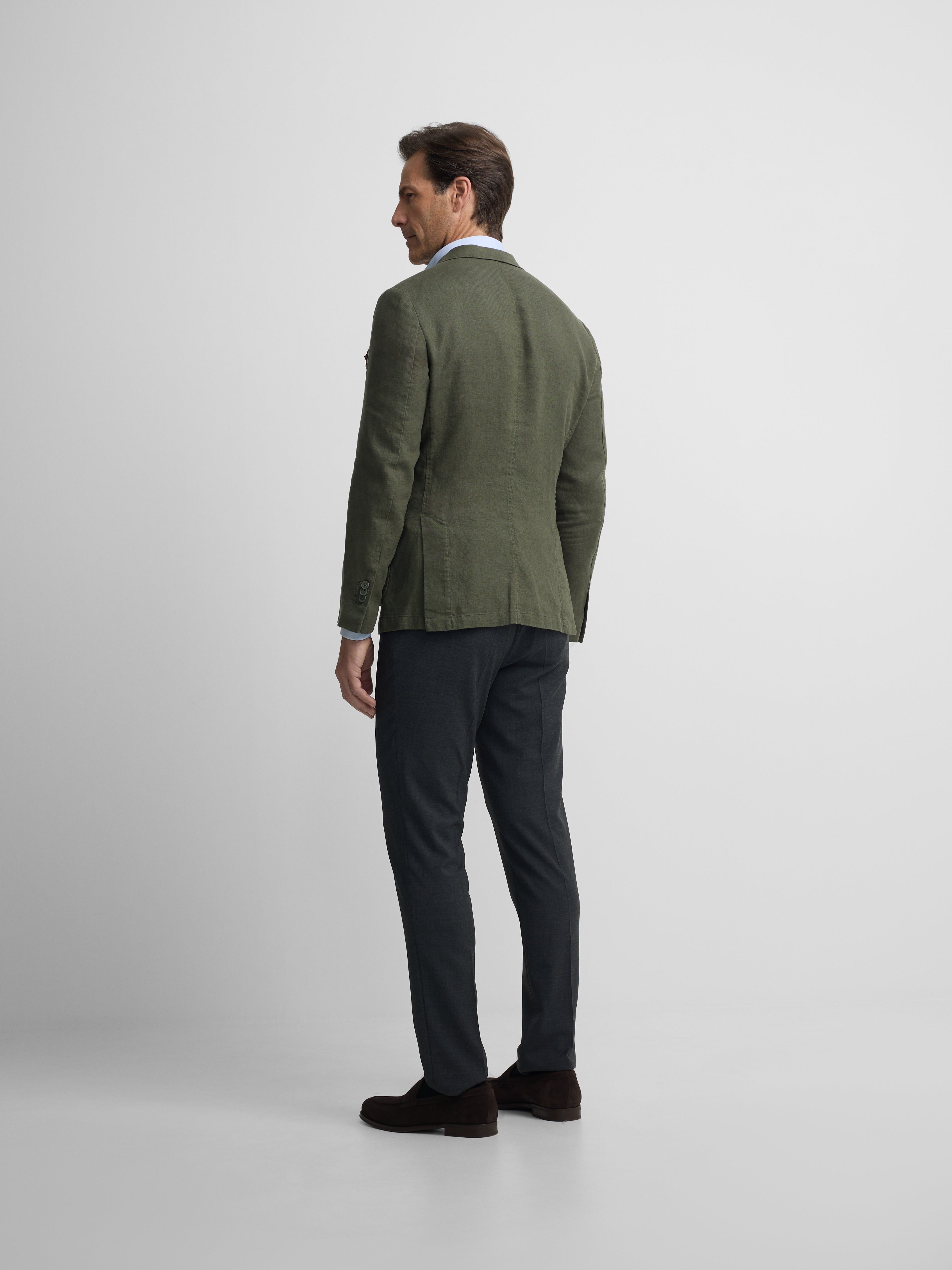 Blazer cruzado comfort verde