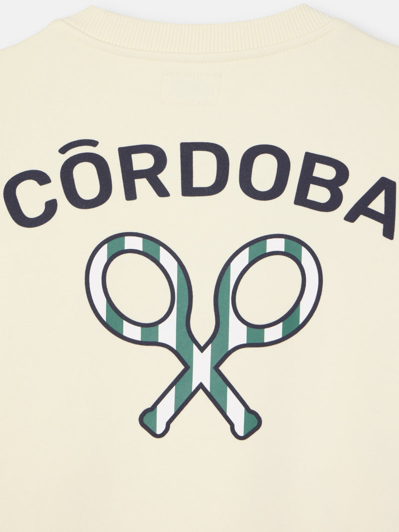 Sudadera silbon CCF crema