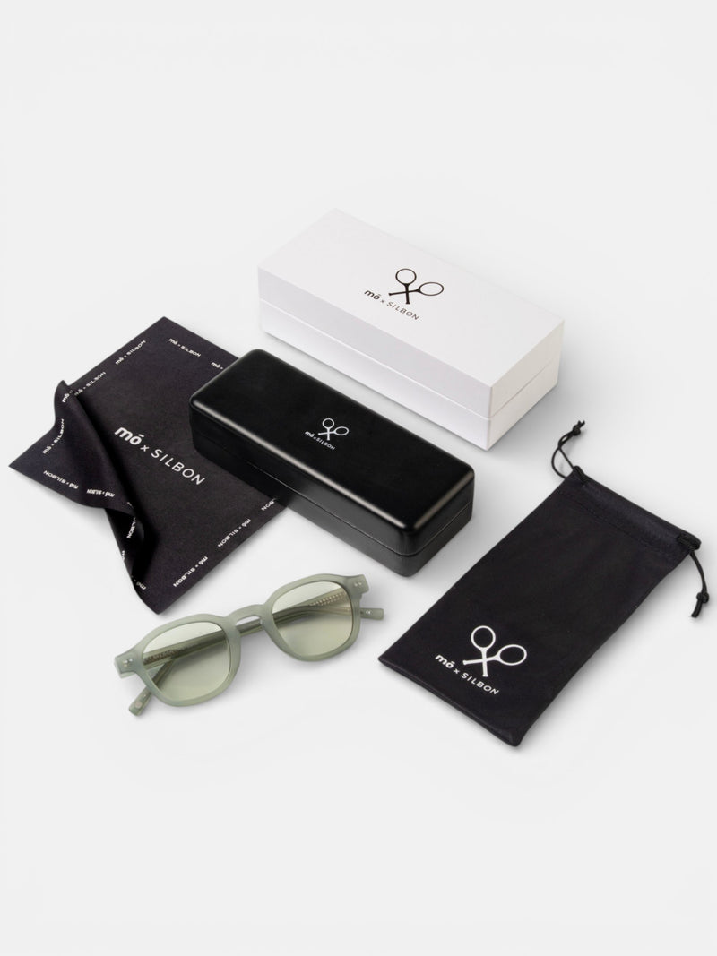 Lunettes de soleil MOxSILBON Perth vert mat