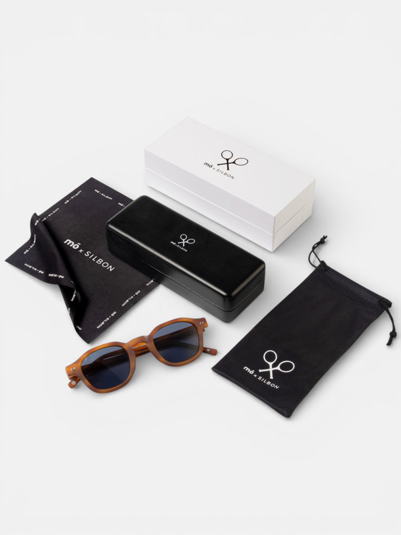 Lunettes de soleil MOxSILBON Perth écaille claire mate