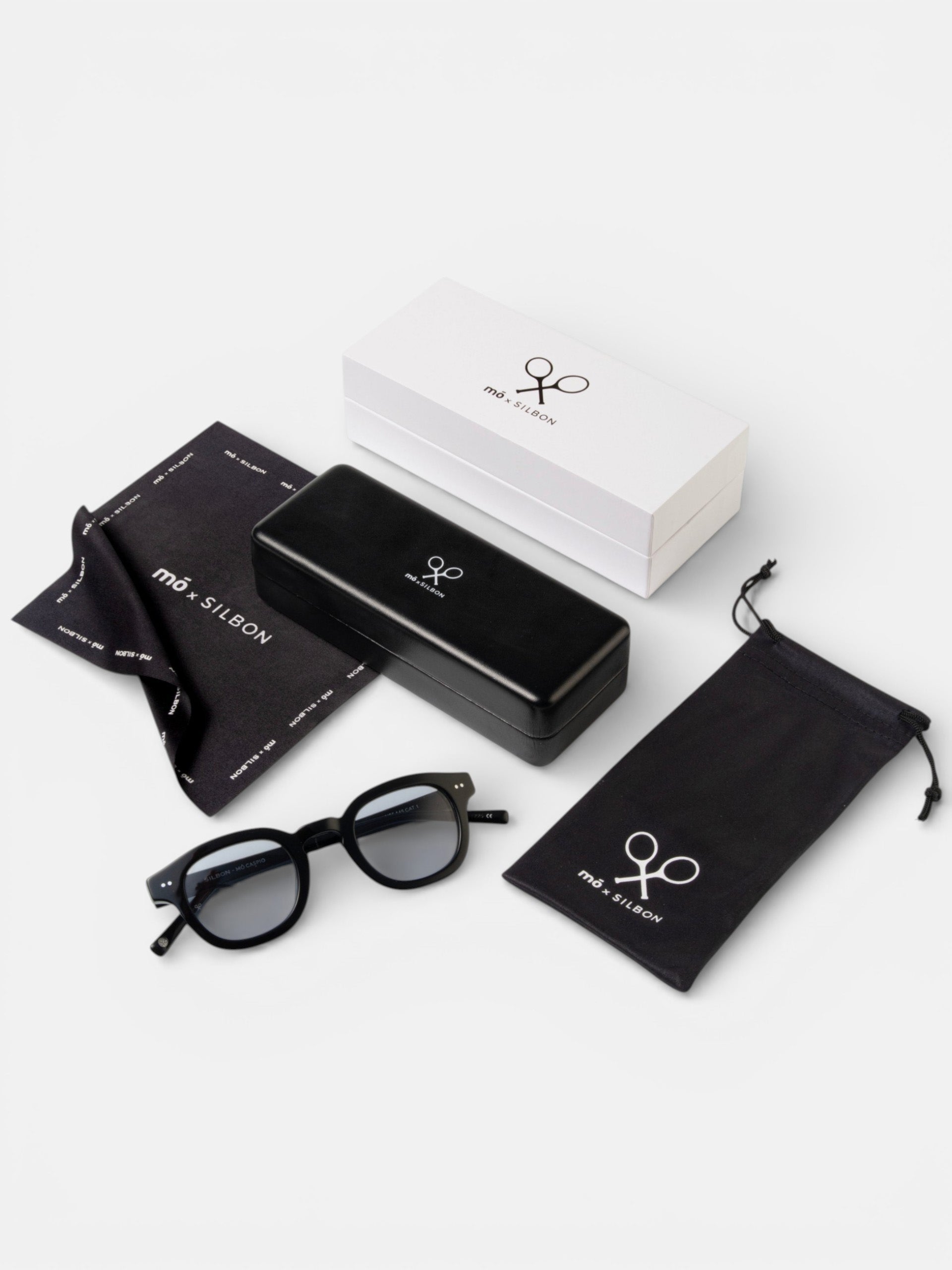 MOxSILBON Caspian Black Sunglasses