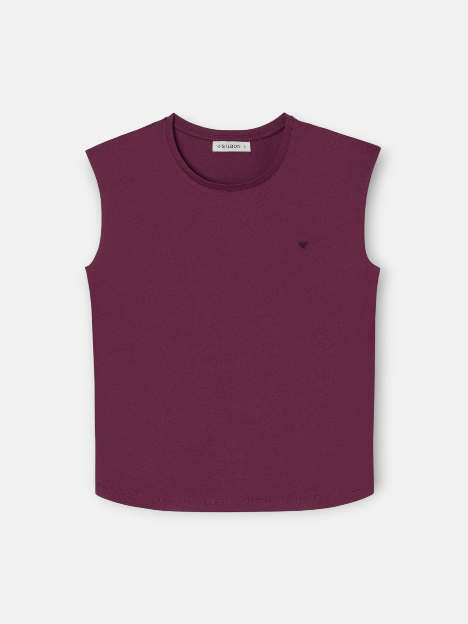 T-shirt mulher sun bordô