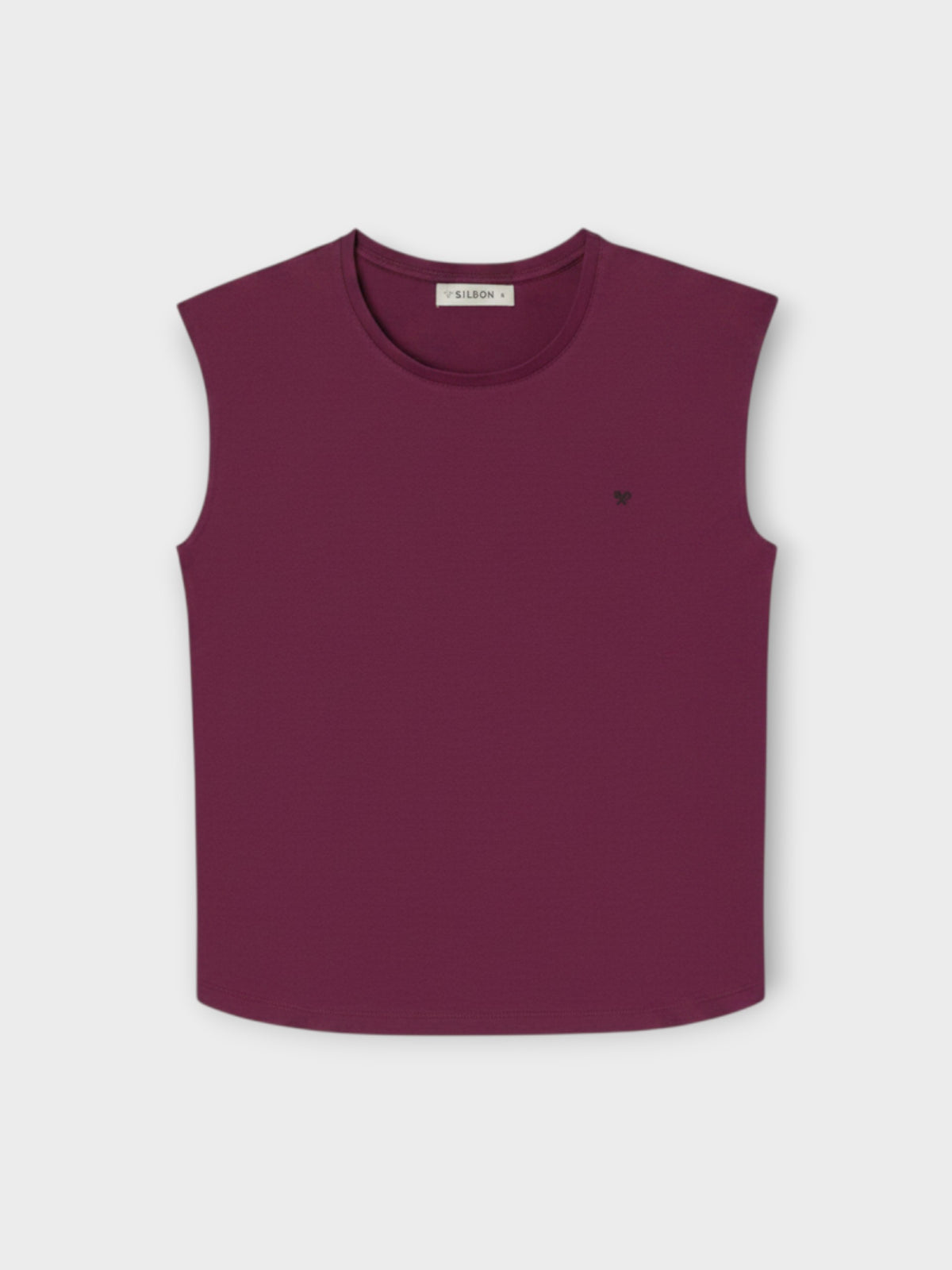 T-shirt femme soleil bordeaux