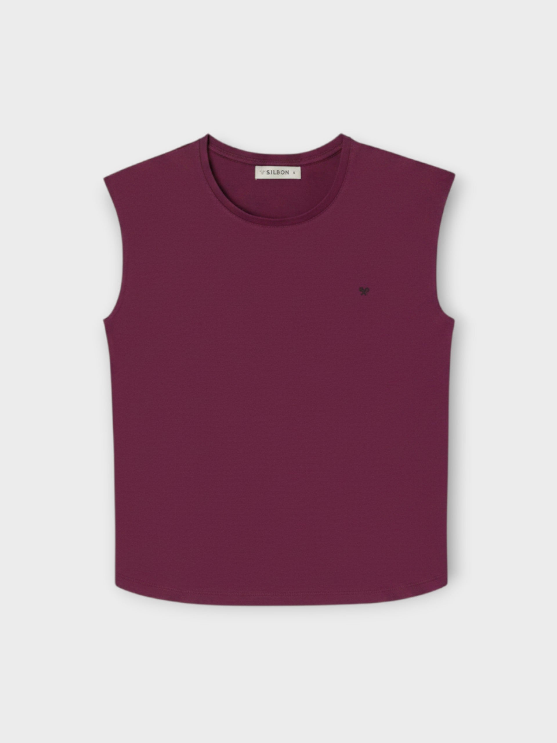 T-shirt mulher sun bordô