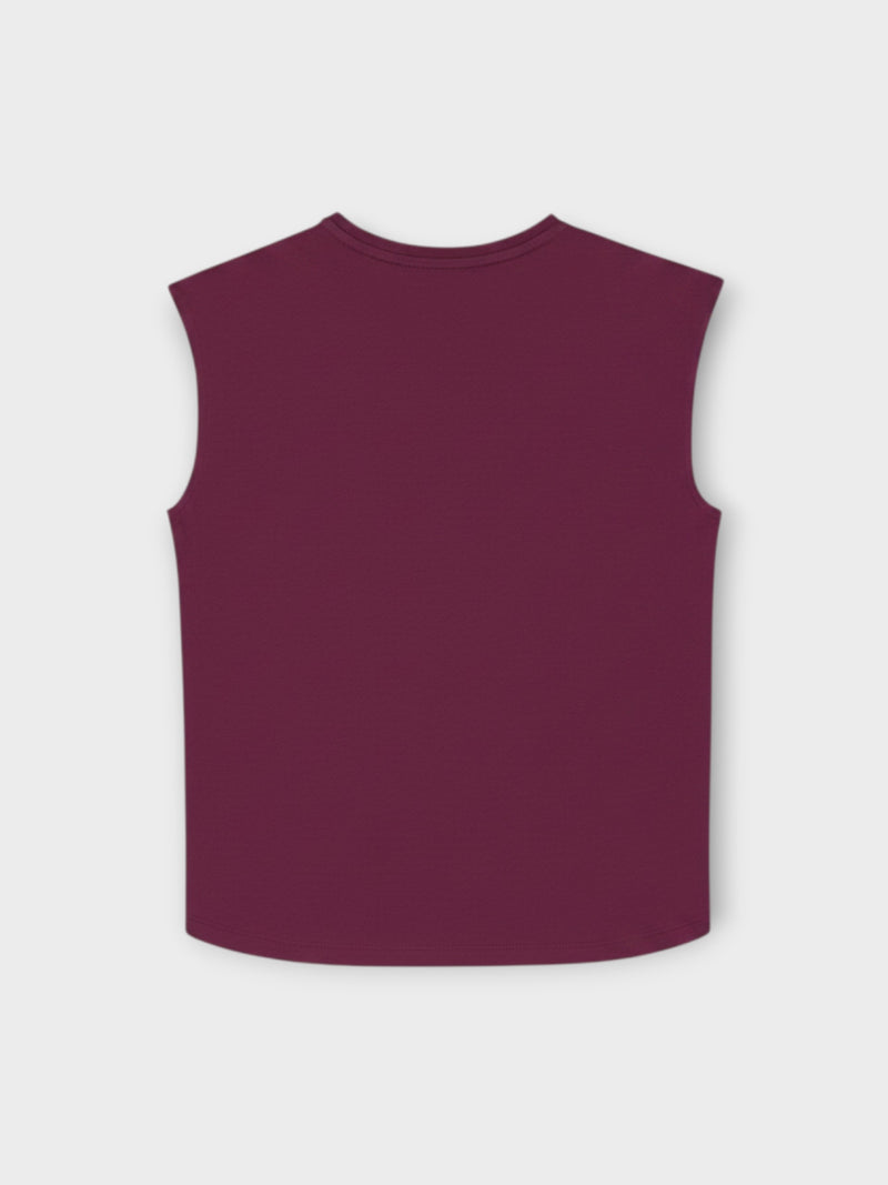 T-shirt mulher sun bordô