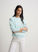 Sweat femme classique bleu silbon