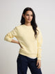Silbon classic yellow woman sweatshirt