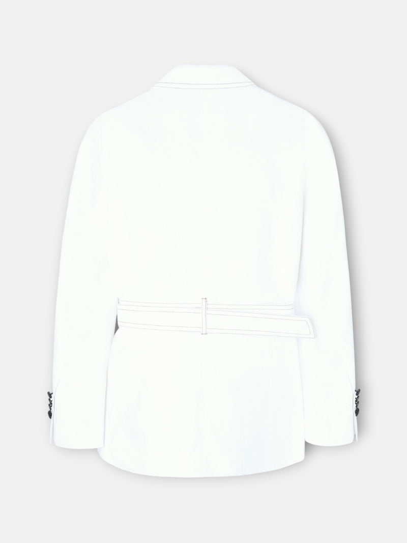 Sahariana bolsos detalhes cru