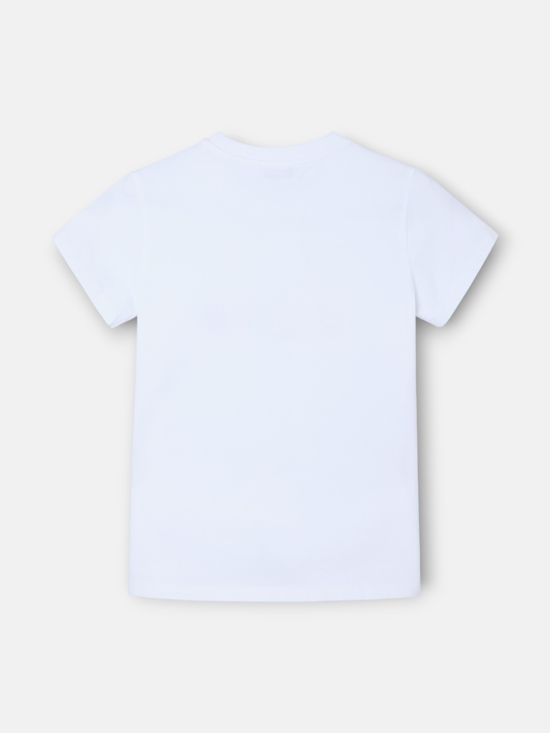 white scribbled Silbon woman t-shirt