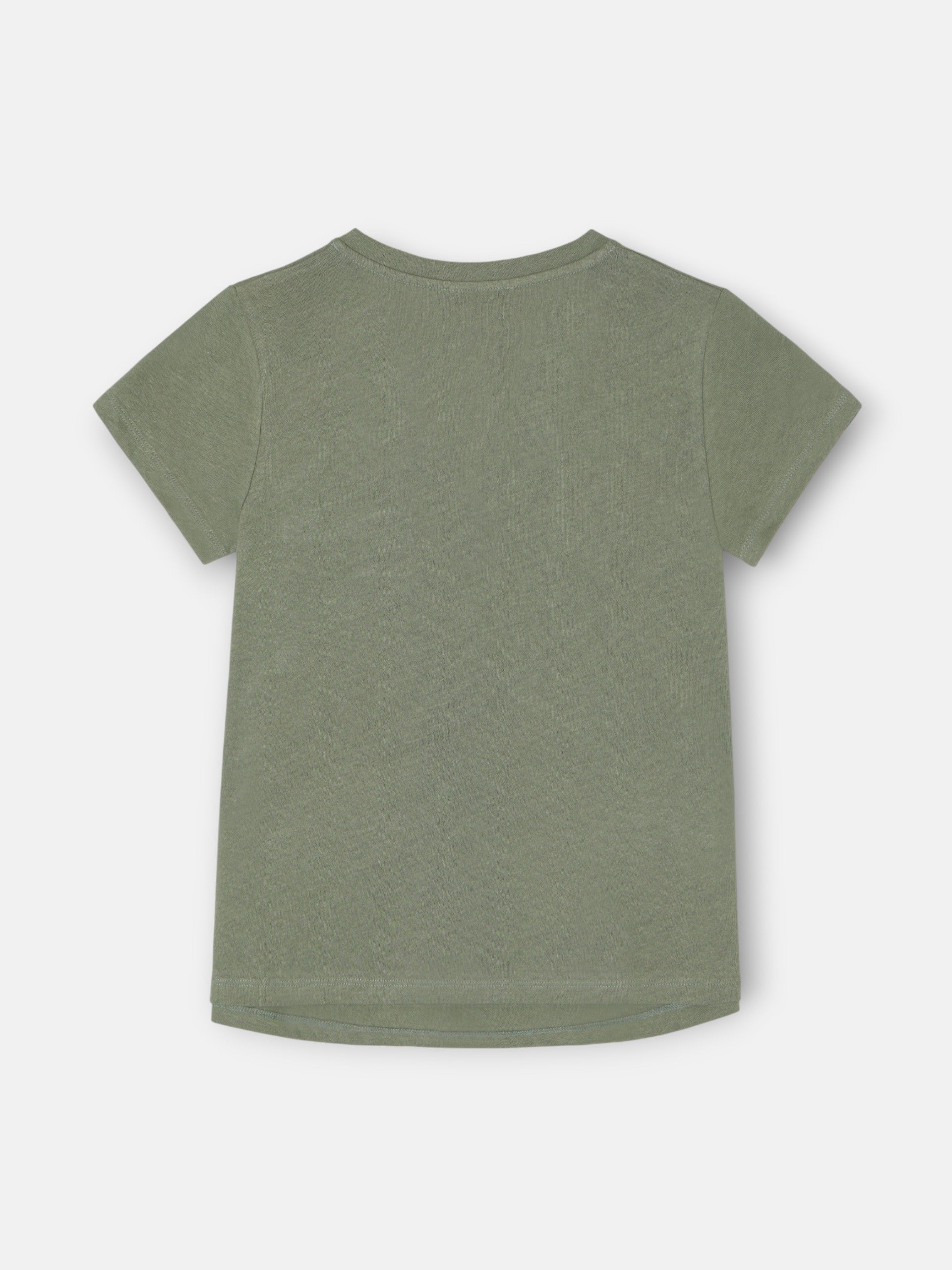 Camiseta woman bolsillo raqueta verde