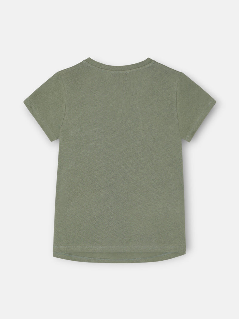 Camisola mulher bolso raquete verde