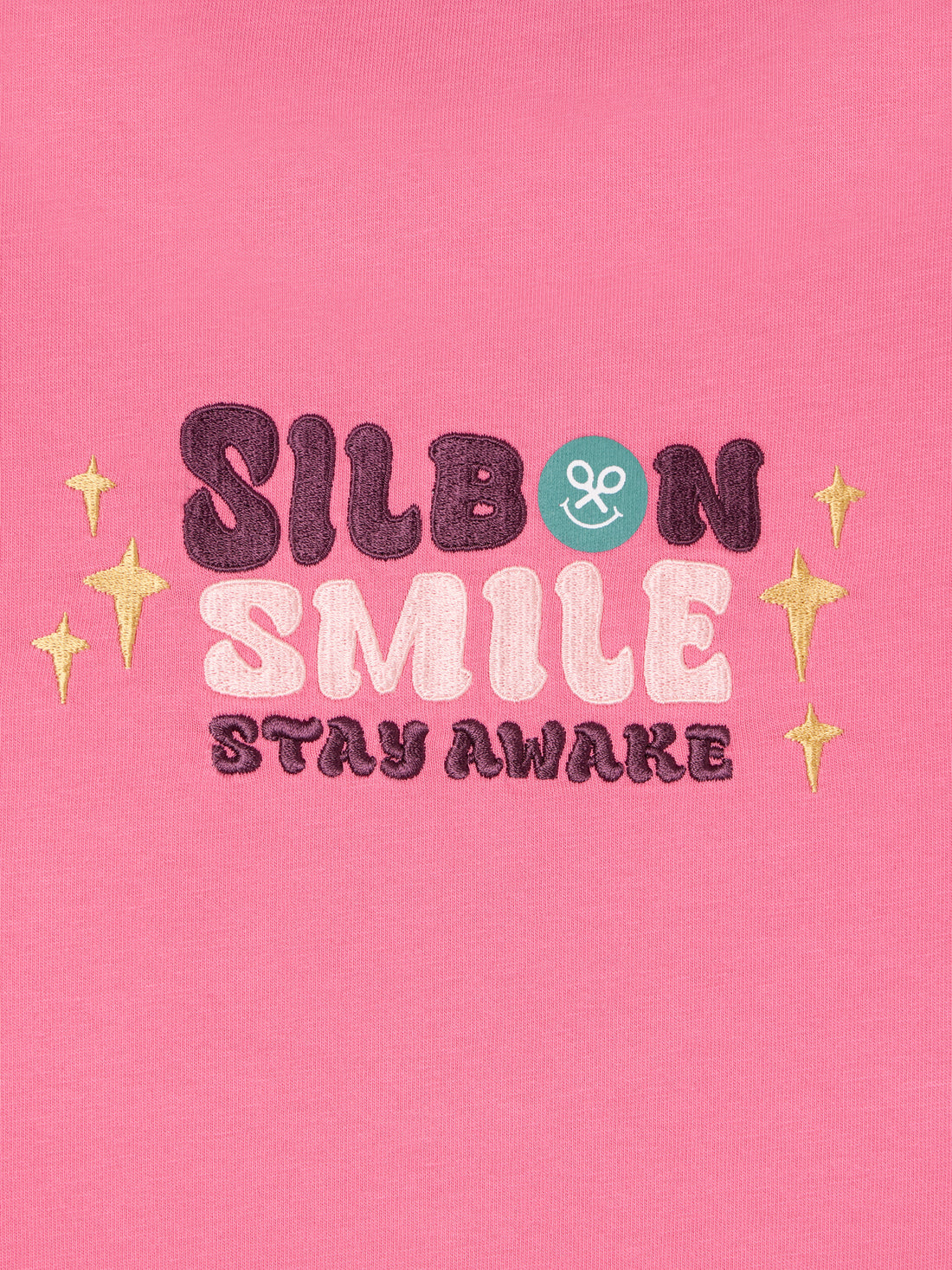 Camiseta woman silbon smile rosa