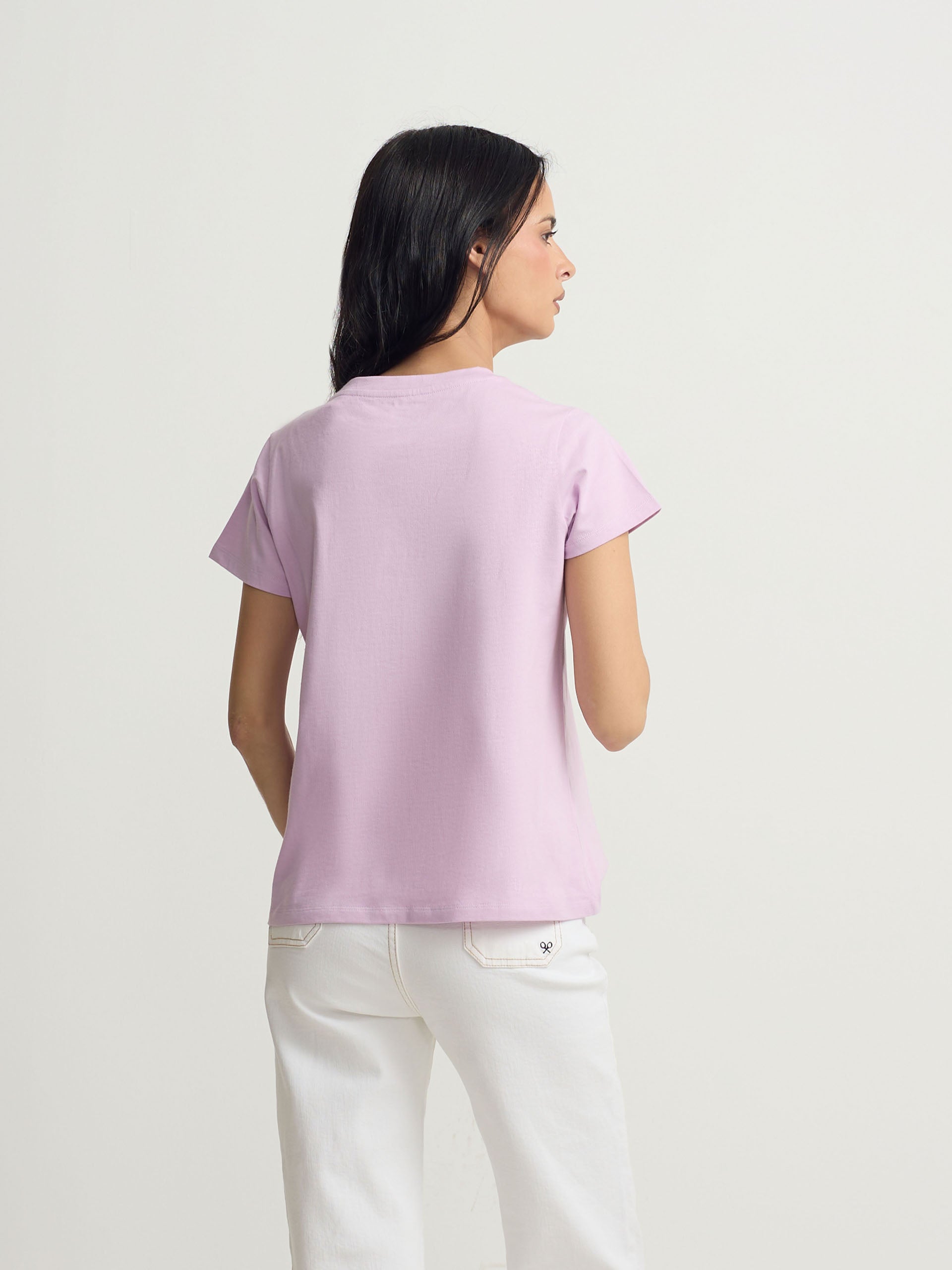 Women's Paradiso purple t-shirt
